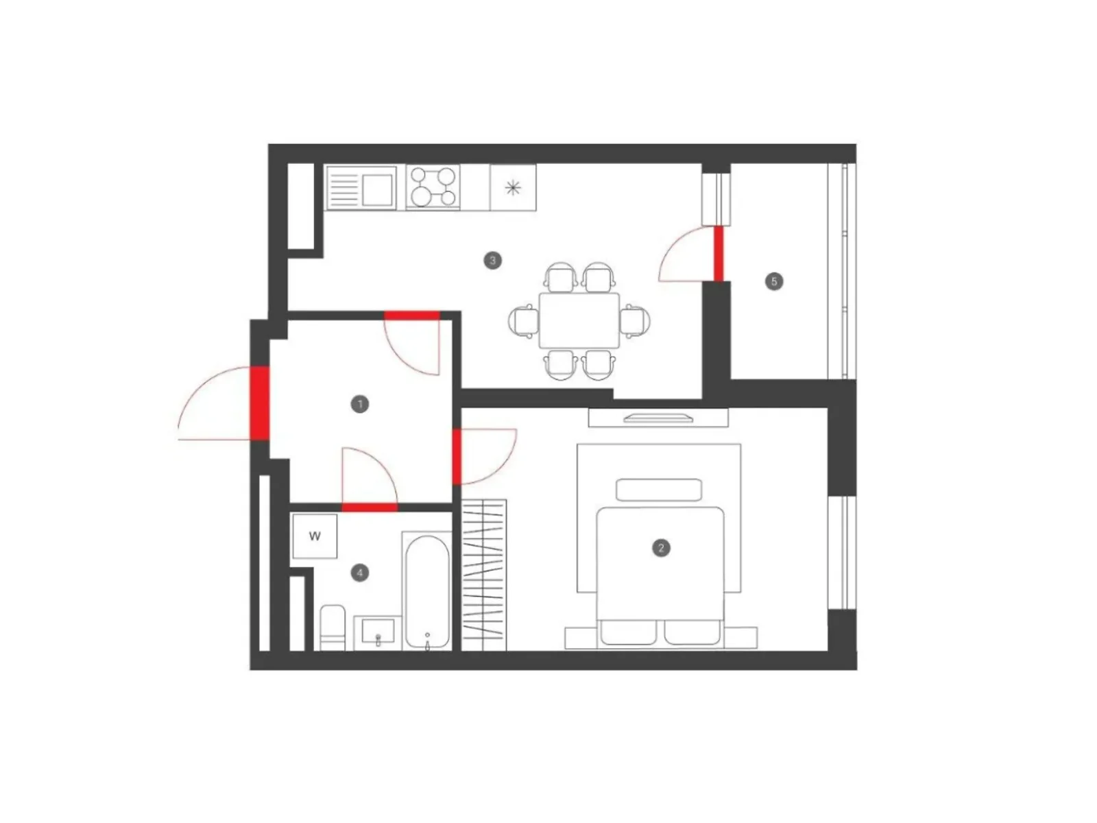 Продается 1-комнатная квартира 47.84 кв. м в Киеве, ул. Петра Калнышевского(Михаила Майорова), 2 - фото 1