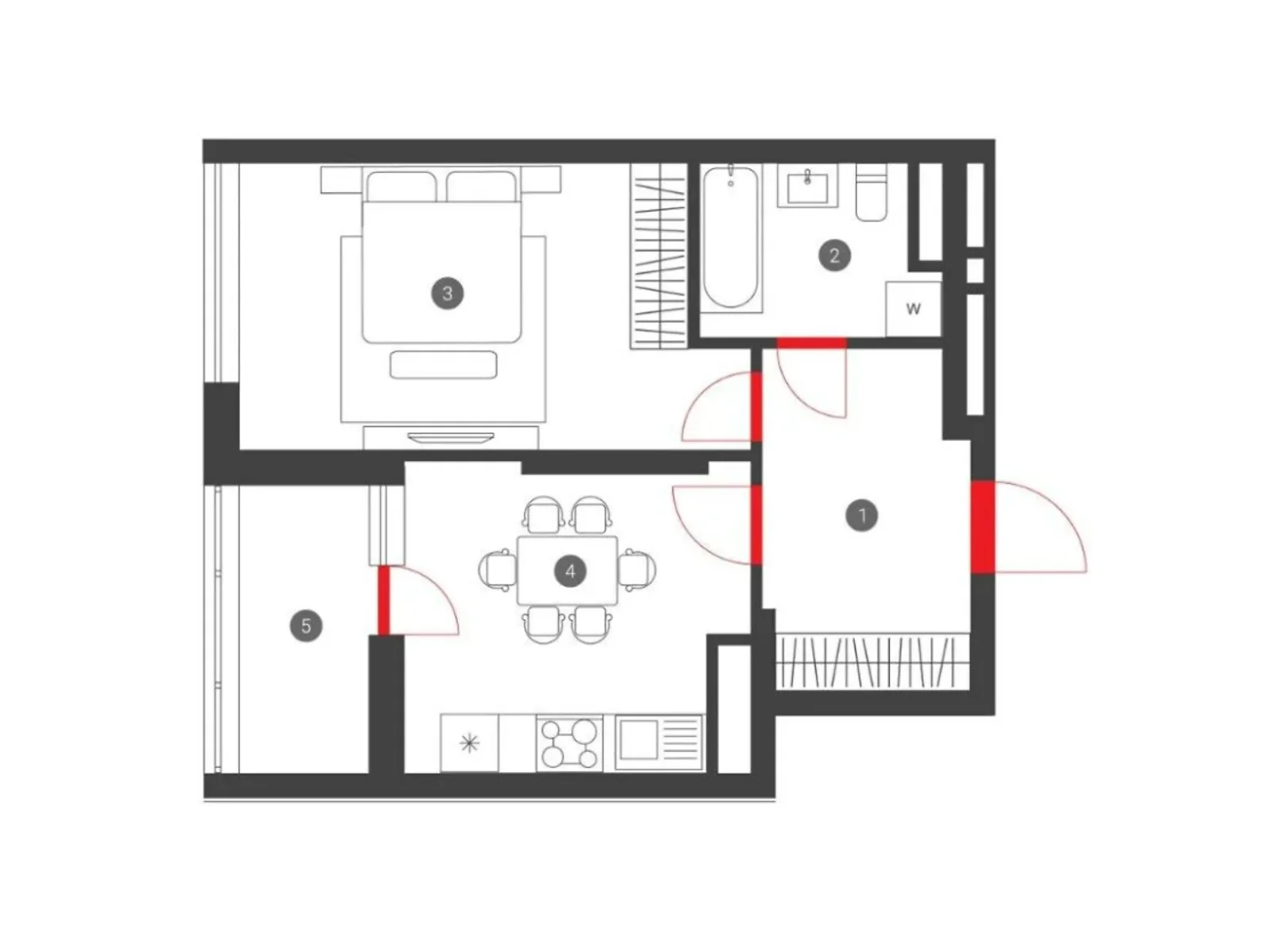 Продается 1-комнатная квартира 43.31 кв. м в Киеве, ул. Петра Калнышевского(Михаила Майорова), 2 - фото 1