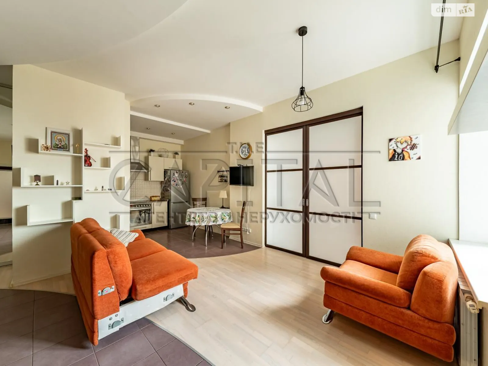 Продается 2-комнатная квартира 77.4 кв. м в Киеве, ул. Дмитриевская, 69 - фото 1