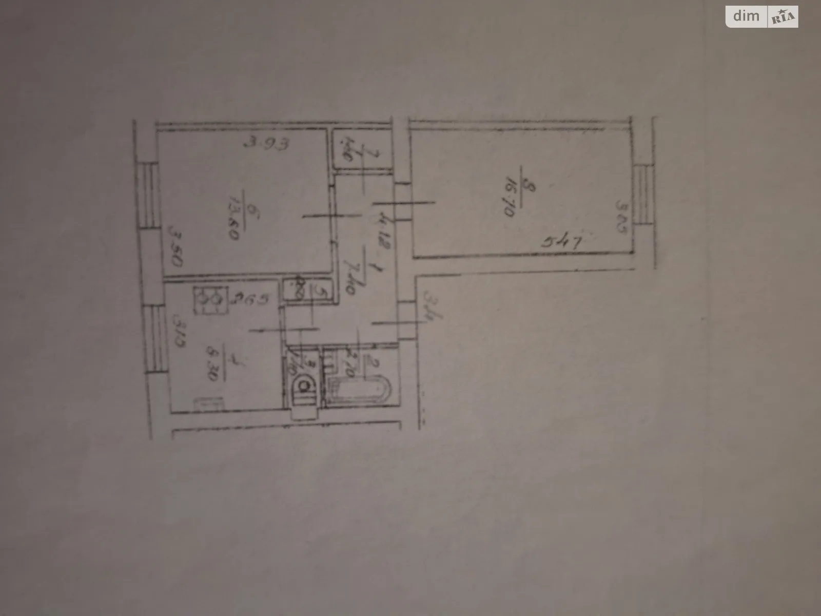 Продается 2-комнатная квартира 52.3 кв. м в Киеве, ул. Джохара Дудаева(Искровская), 5 - фото 1