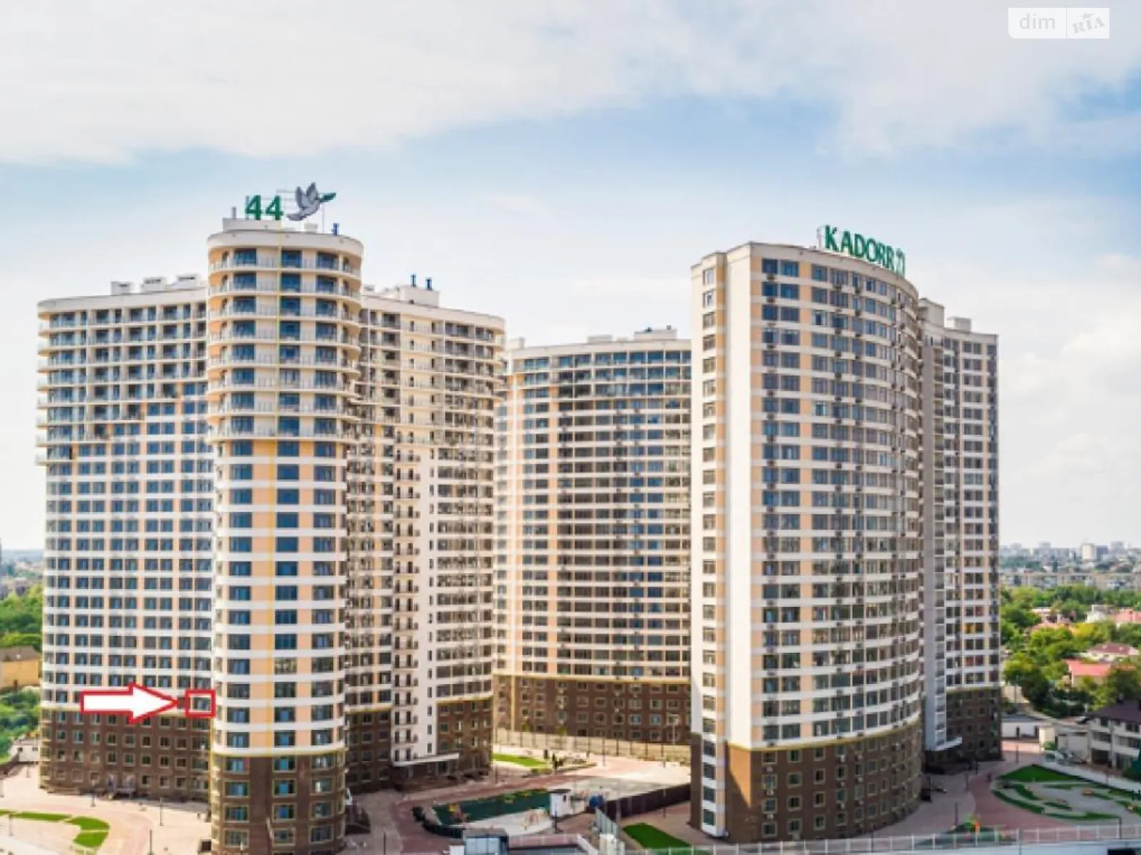 Продается 1-комнатная квартира 39 кв. м в Одессе, ул. Валерия Самофалова, 16А/6 - фото 1