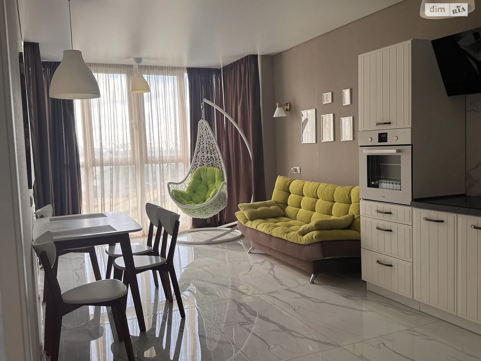 Продається 1-кімнатна квартира 45.2 кв. м у Києві, вул. Милославська, 58 - фото 1