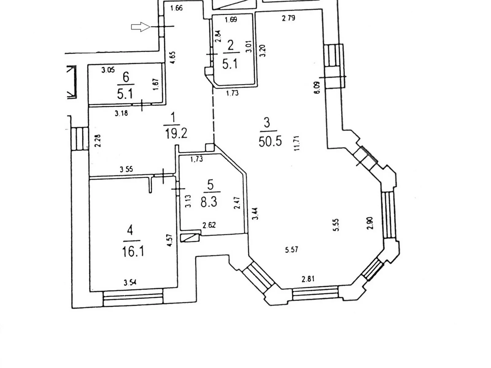 Продається 3-кімнатна квартира 104.3 кв. м у Києві, вул. Пріорська(Полупанова), 10 - фото 1