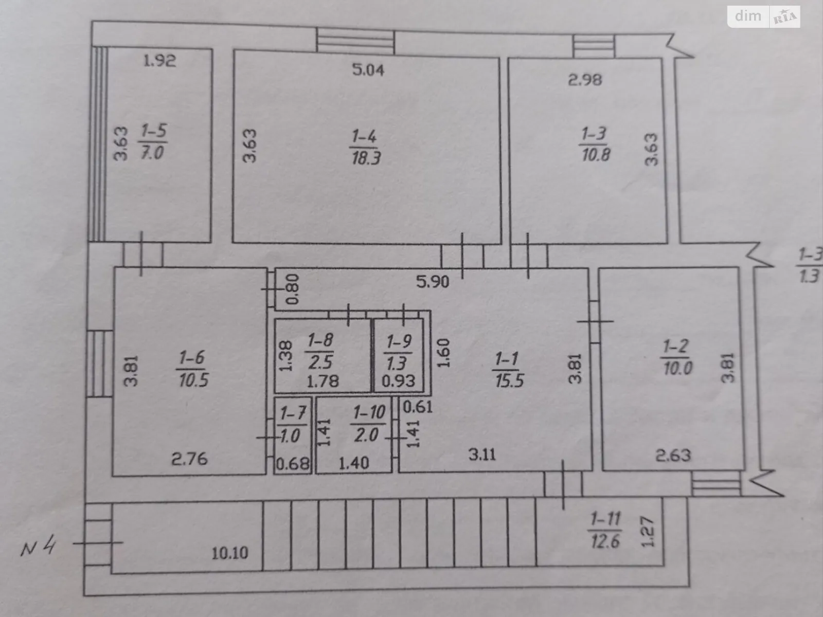 Продается 3-комнатная квартира 78.8 кв. м в, цена: 26500 $ - фото 1