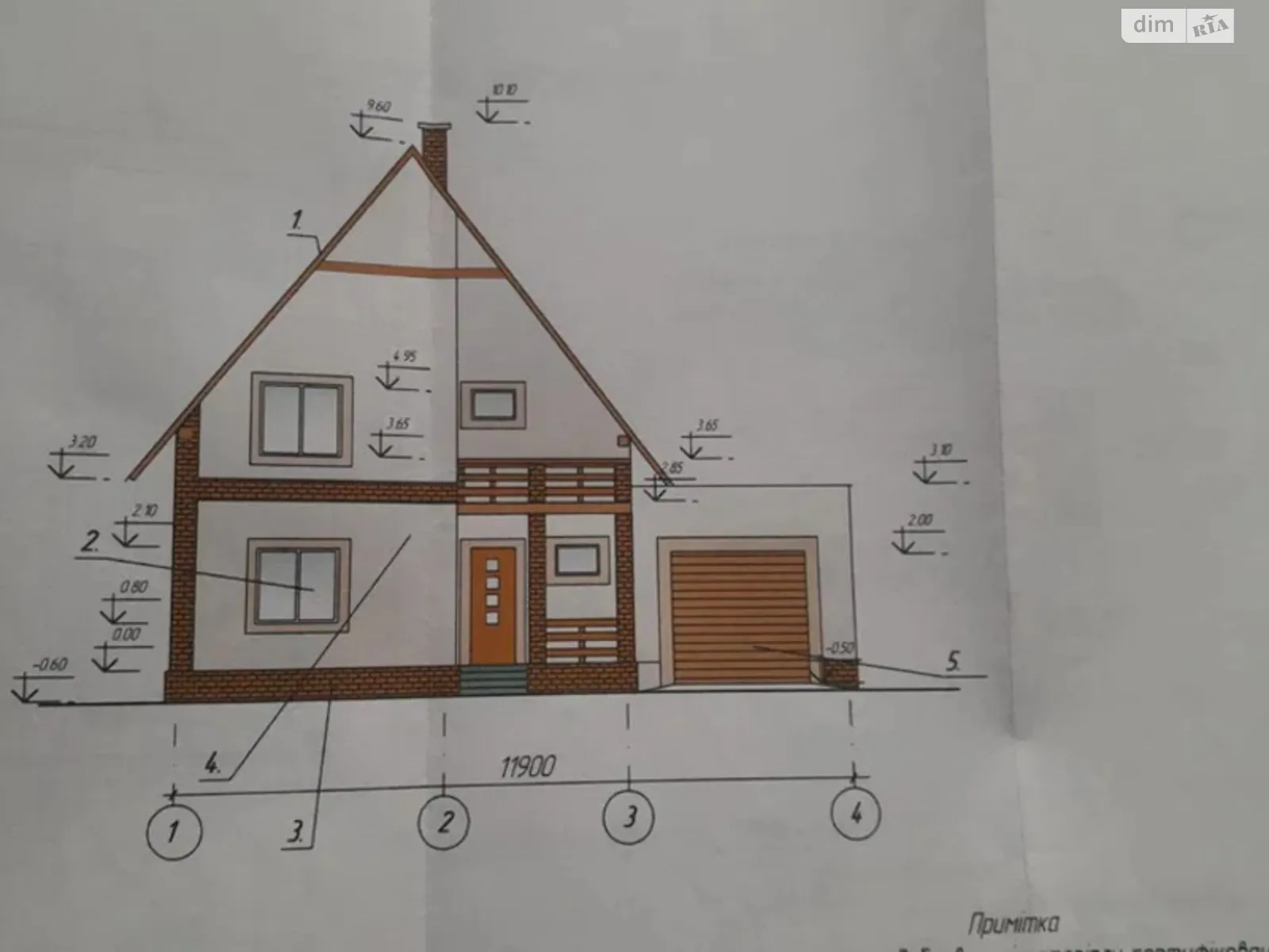 Продается дом на 2 этажа 109 кв. м с камином, цена: 24000 $ - фото 1