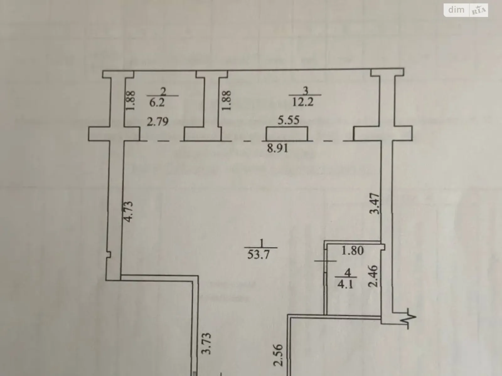 Продается 2-комнатная квартира 76 кв. м в Днепре, ул. Мандрыковская, 51Л корпус 4 - фото 1