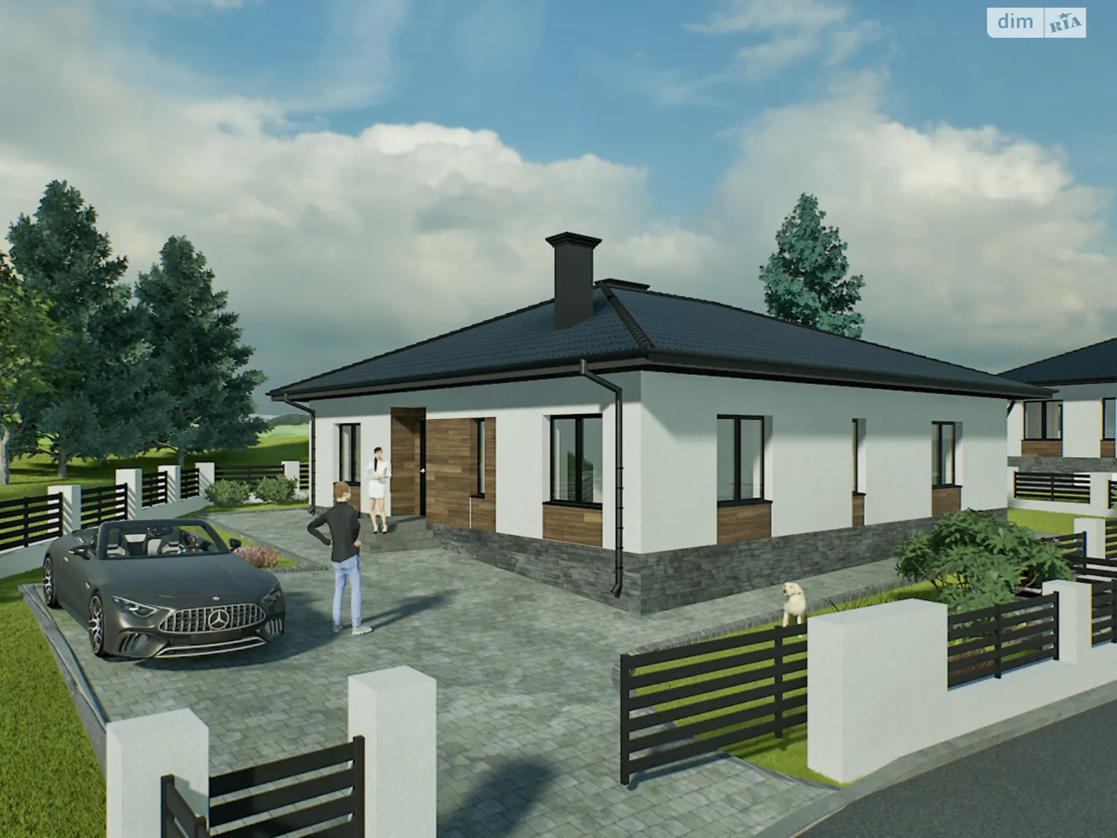 Продается одноэтажный дом 130 кв. м с мансардой, цена: 83000 $ - фото 1