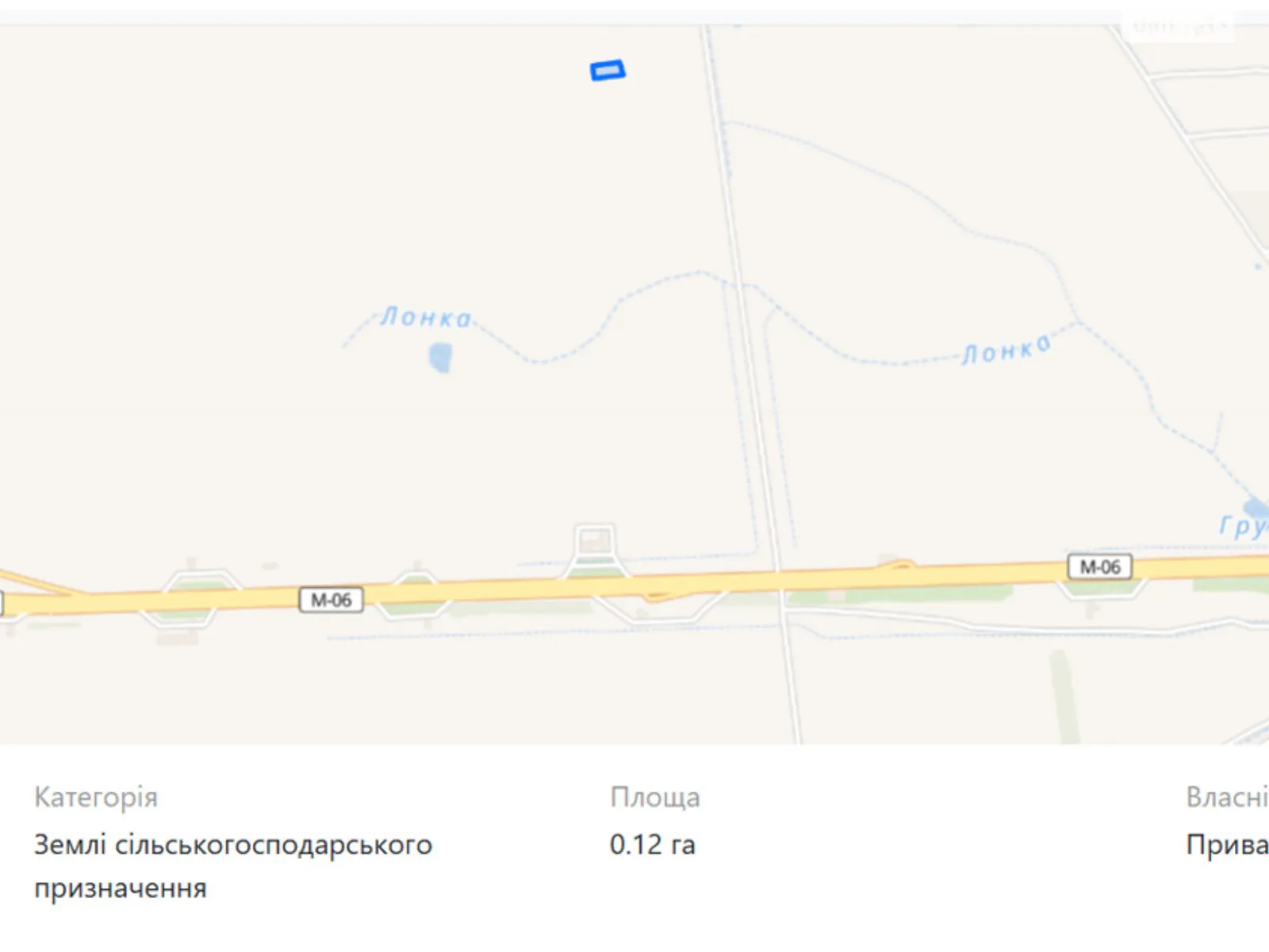 Продается земельный участок 12 соток в Житомирской области, цена: 4000 $ - фото 1
