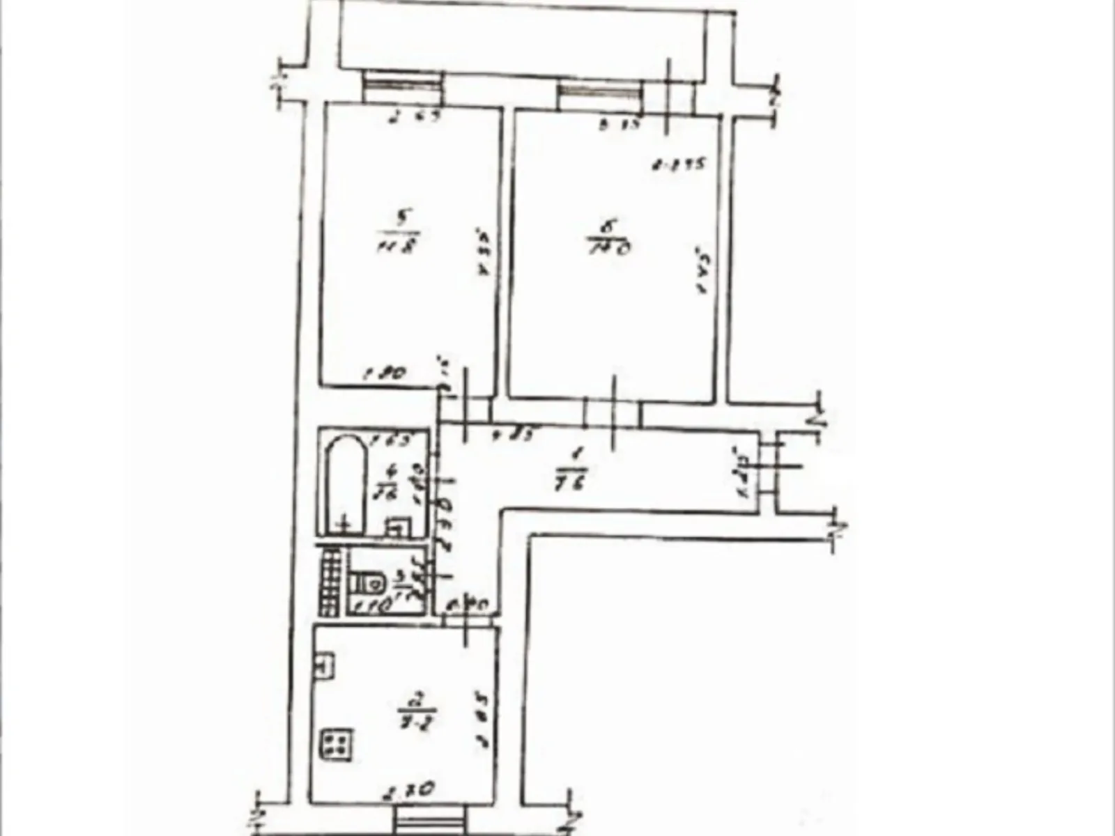 Продается 2-комнатная квартира 47.6 кв. м в Одессе, ул. Бугаевская - фото 1