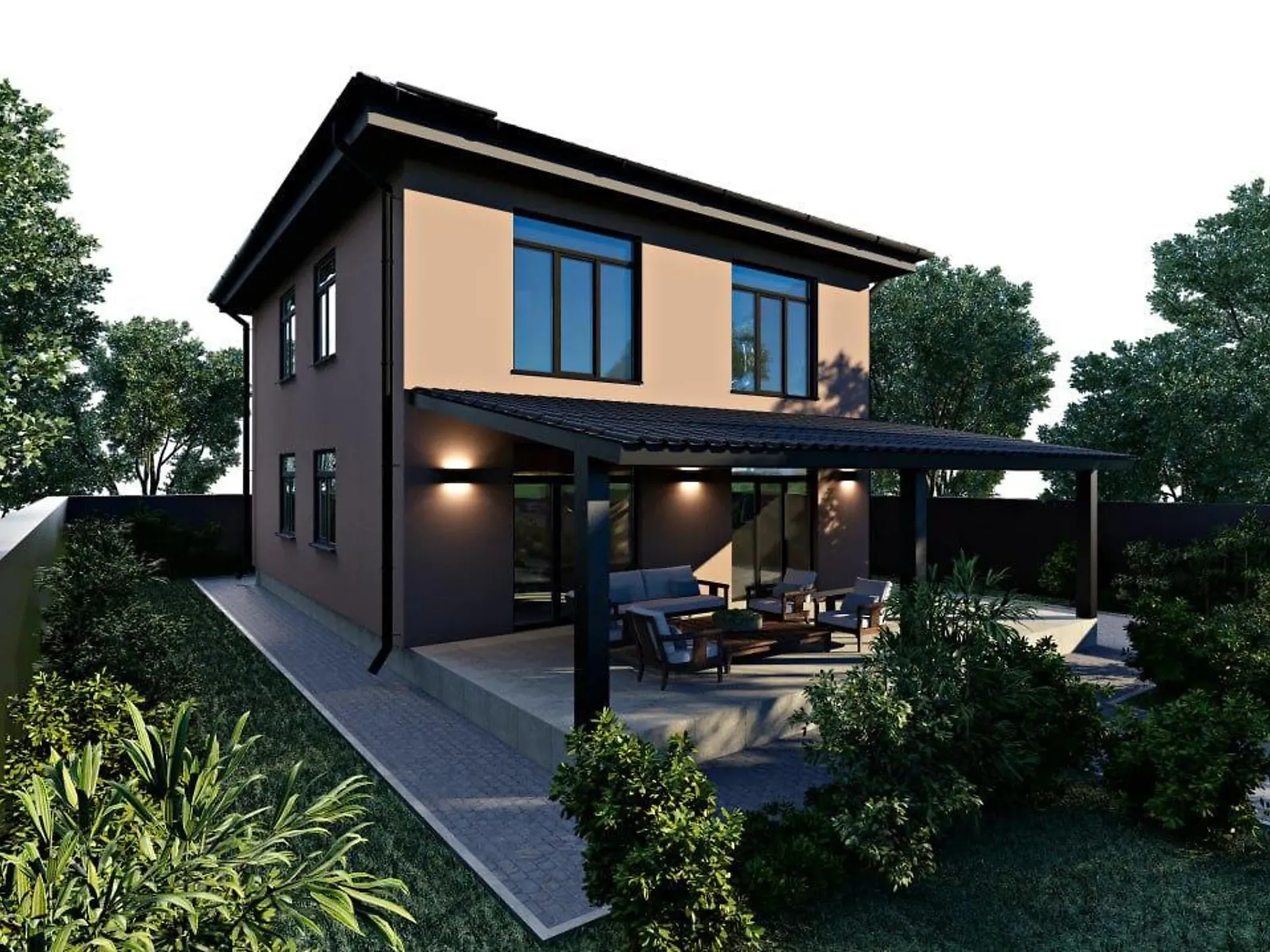 Продается дом на 2 этажа 150 кв. м с гаражом, цена: 87000 $ - фото 1