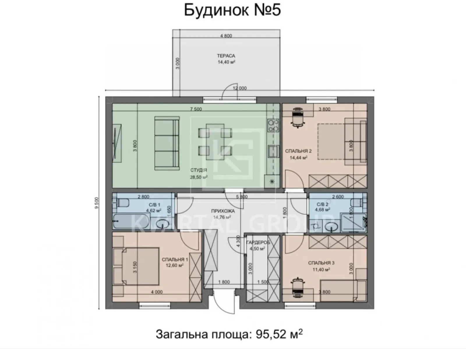 ул. Успешная Михайловка-Рубежовка (Ирпень), цена: 84000 $ - фото 1
