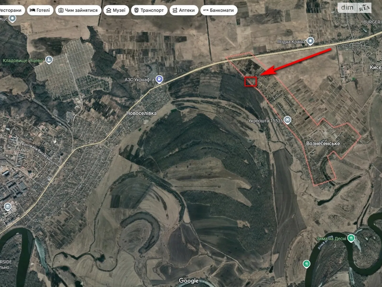 Продается земельный участок 10 соток в Черниговской области, цена: 9000 $ - фото 1