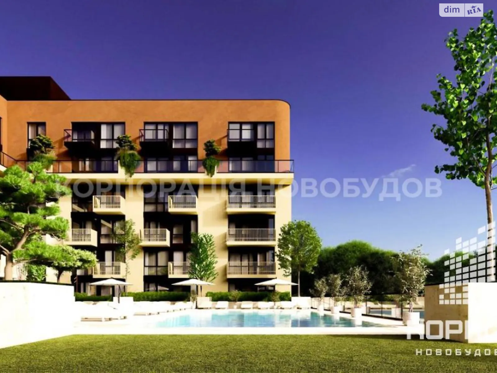 Продается 2-комнатная квартира 61.43 кв. м в Минае, пер. Парковый - фото 1