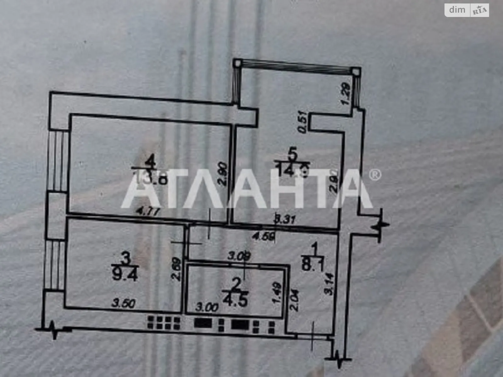 Продается 2-комнатная квартира 50.7 кв. м в Одессе, ул. Михаила Грушевского - фото 1