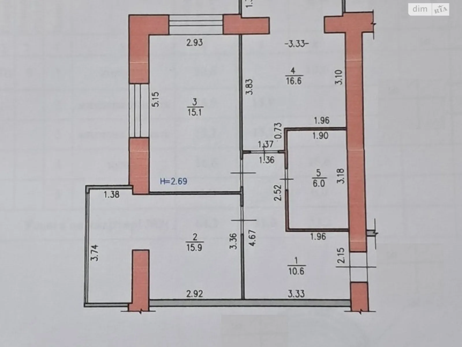 Продается 2-комнатная квартира 64 кв. м в Житомире, Рихліка, 15 - фото 1