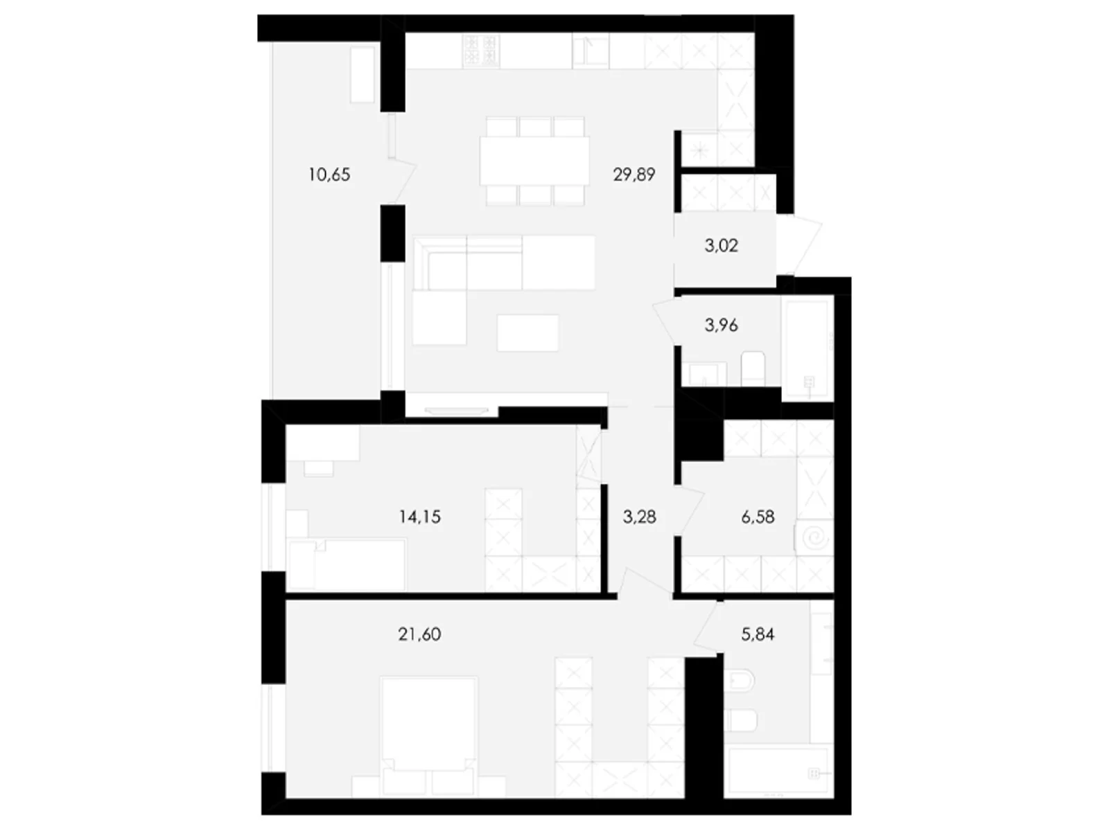 Продается 2-комнатная квартира 94.1 кв. м в Львове, ул. Замарстиновская, 76 - фото 1