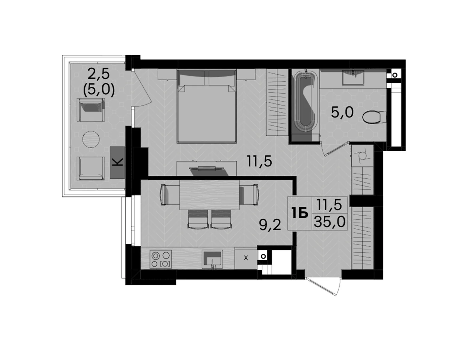 ул. Келецкая Вишенка Винница ЖК TWINS, цена: 44450 $ - фото 1