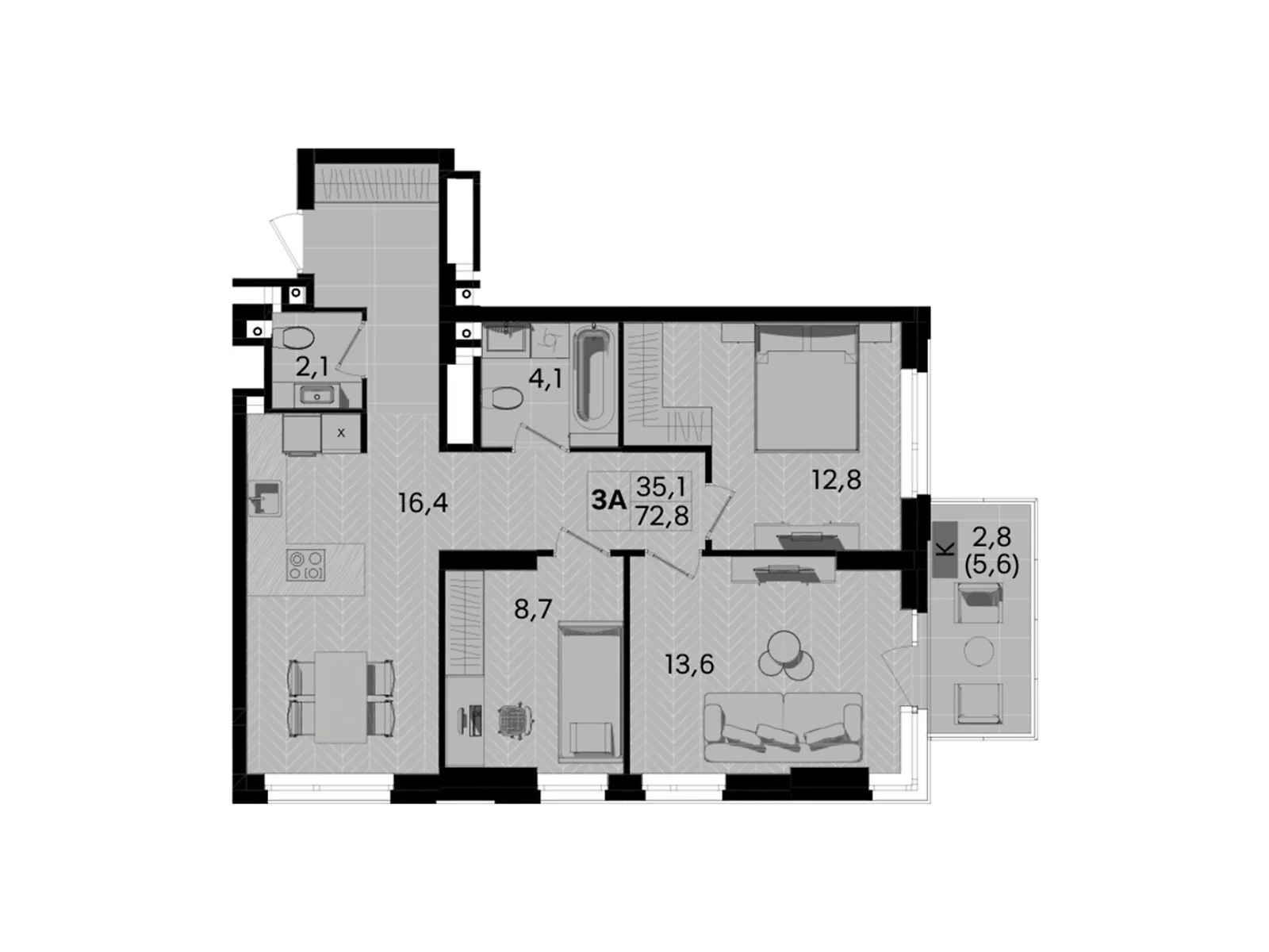 ул. Келецкая Вишенка Винница ЖК TWINS, цена: 92456 $ - фото 1