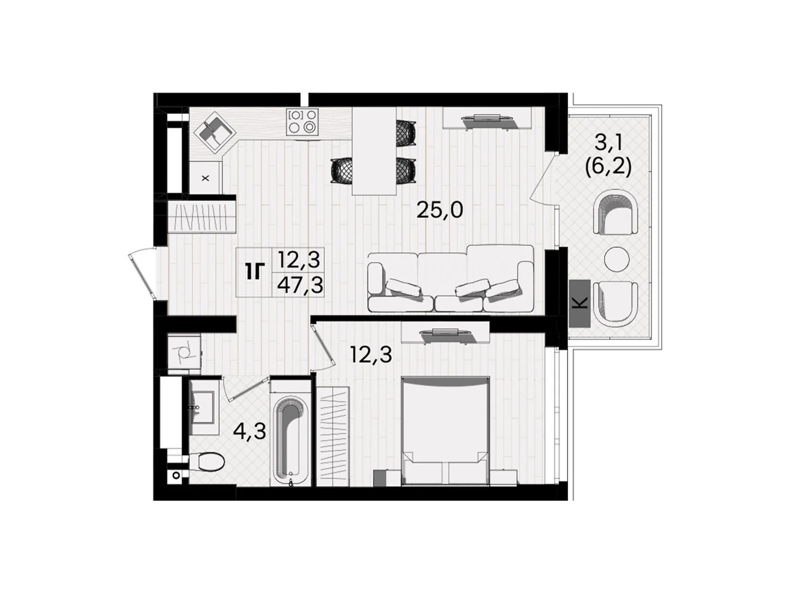 ул. Келецкая Вишенка Винница ЖК TWINS, цена: 60071 $ - фото 1
