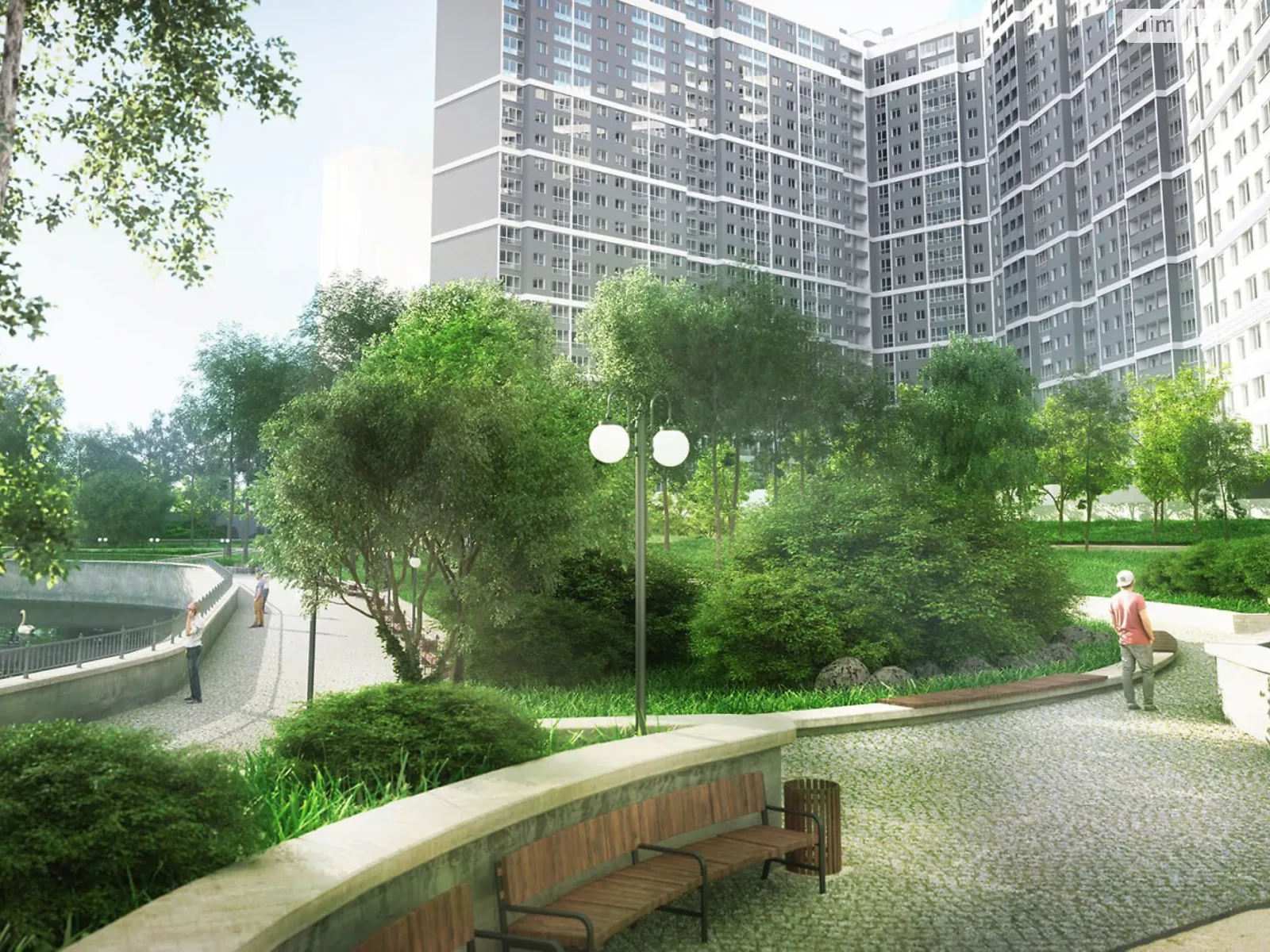 Продается 1-комнатная квартира 39.2 кв. м в Киеве, ул. Ревуцкого, 40Б - фото 1