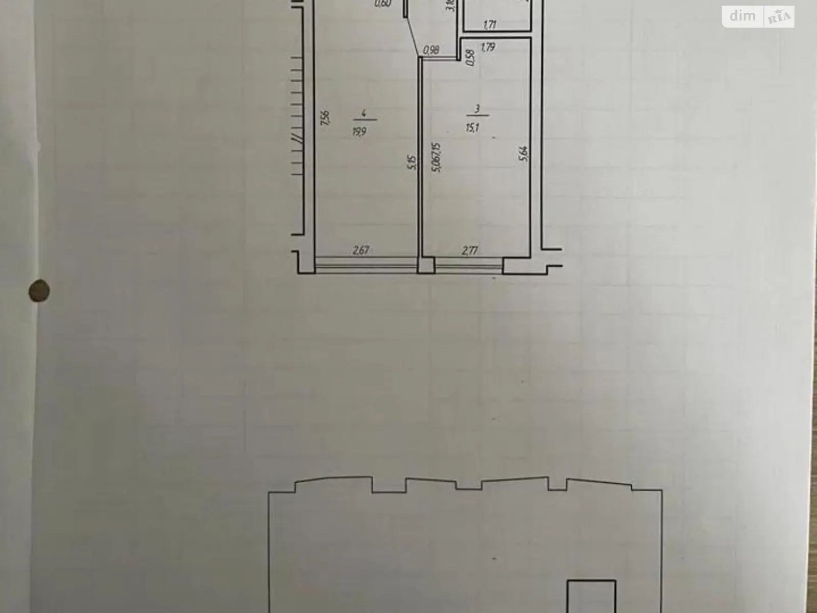 Продается 1-комнатная квартира 43.4 кв. м в Львове, цена: 58000 $ - фото 1
