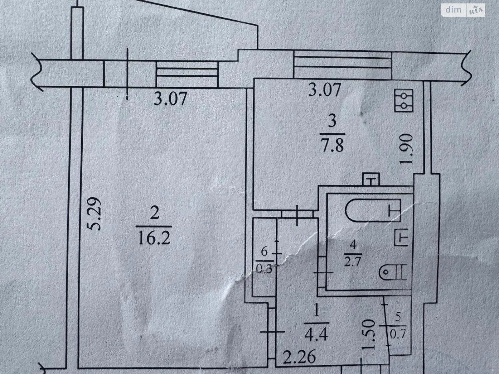 Продается 1-комнатная квартира 32.9 кв. м в Харькове, ул. Гвардейцев-Широнинцев, 38 - фото 1