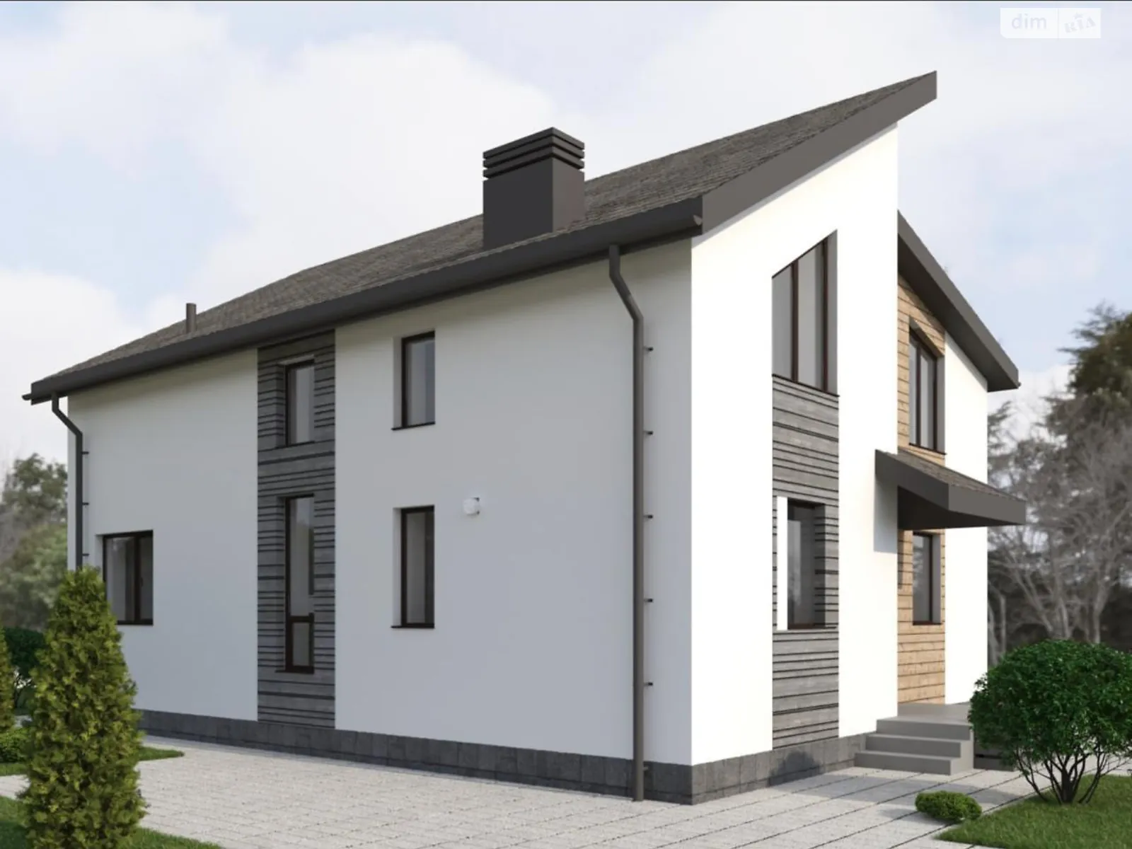 Продается дом на 2 этажа 157 кв. м с участком, цена: 117750 $ - фото 1