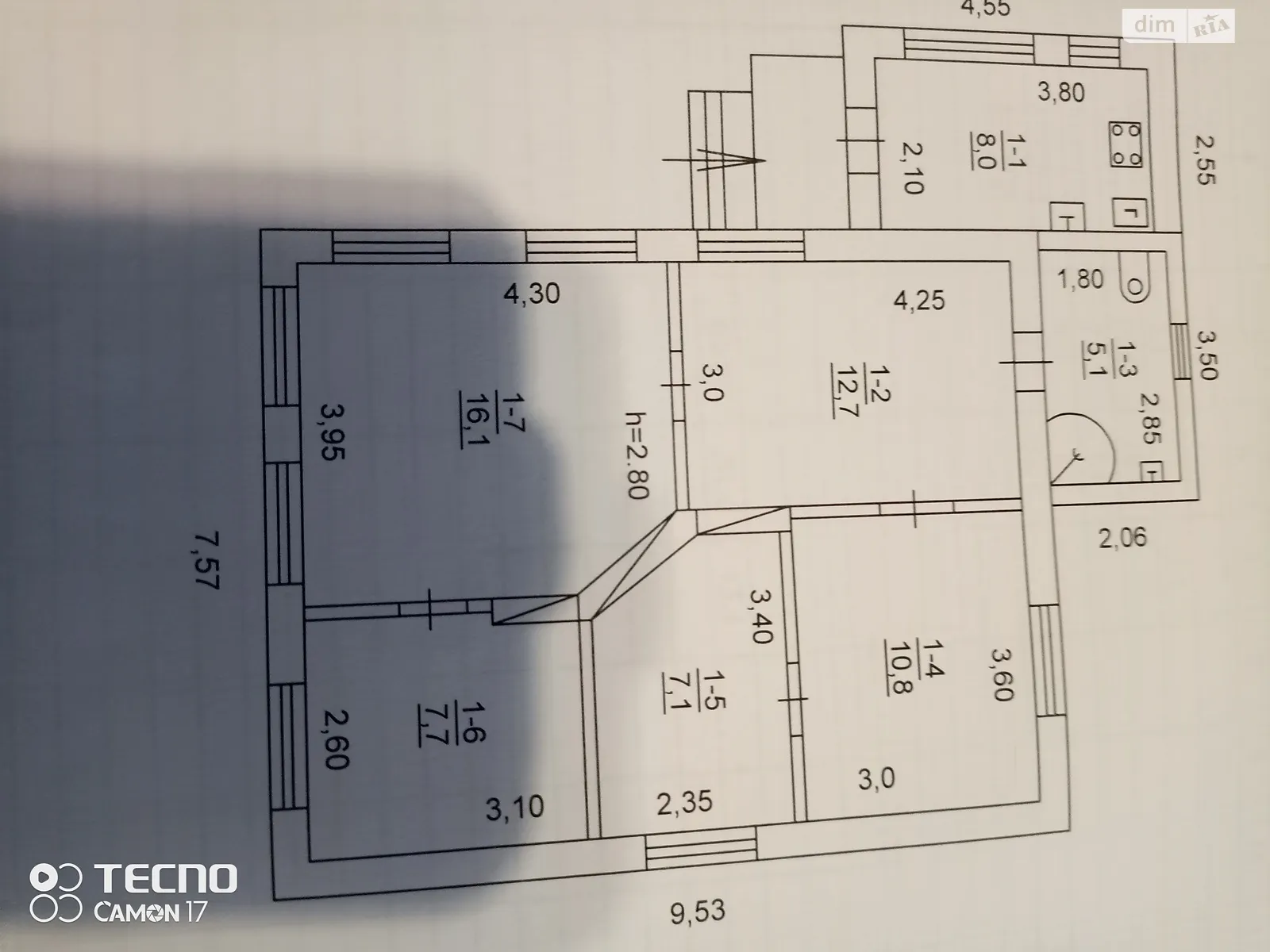 Продается одноэтажный дом 67 кв. м с подвалом, цена: 32000 $ - фото 1