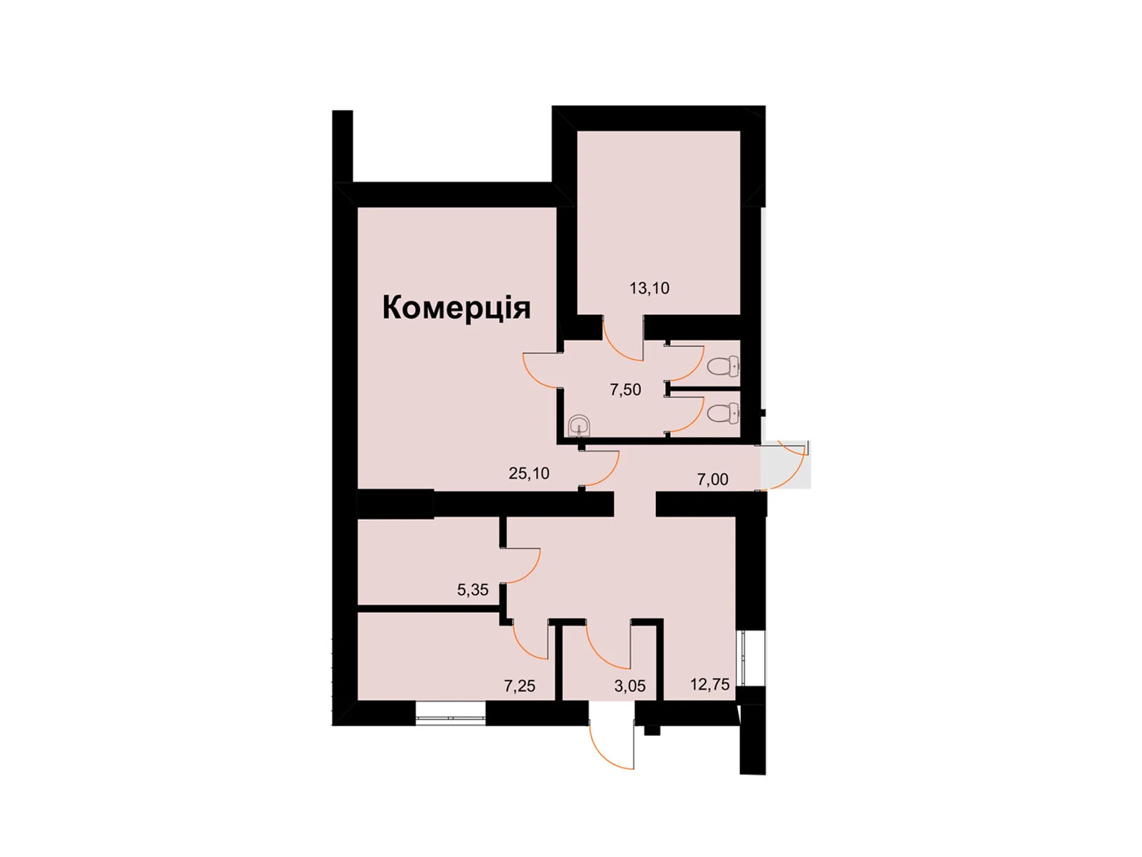Продается офис 82 кв. м в бизнес-центре, цена: 48868 $ - фото 1