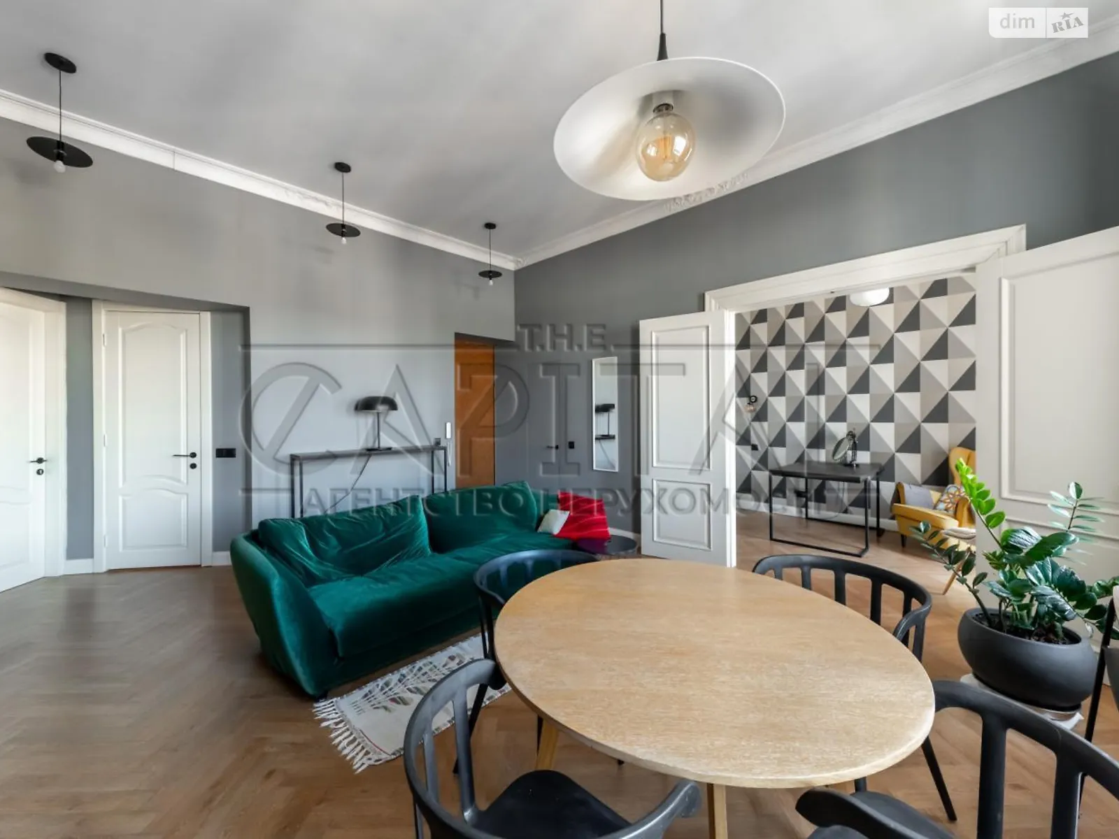 Здається в оренду 3-кімнатна квартира 70 кв. м у Києві, вул. Костельна, 5 - фото 1