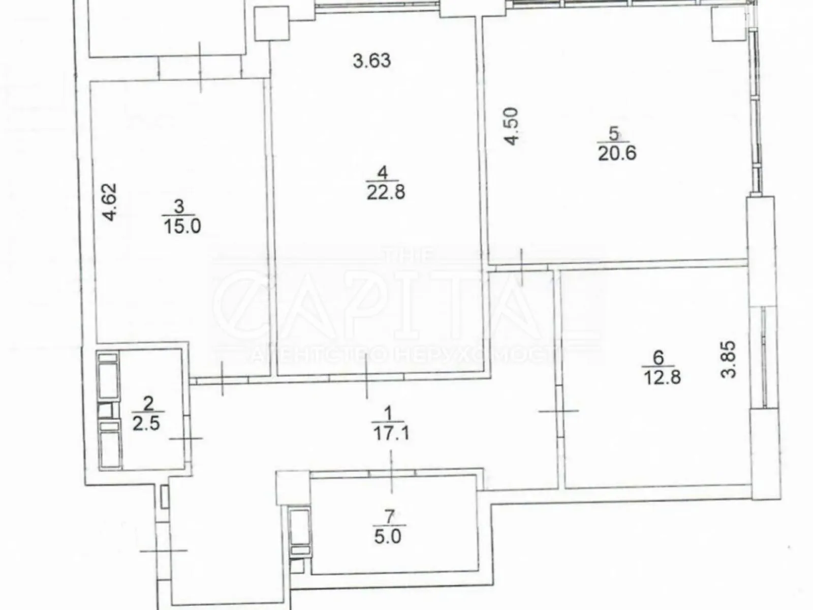Продается 3-комнатная квартира 100.4 кв. м в Киеве, ул. Андрея Верхогляда(Драгомирова), 1-20А - фото 1