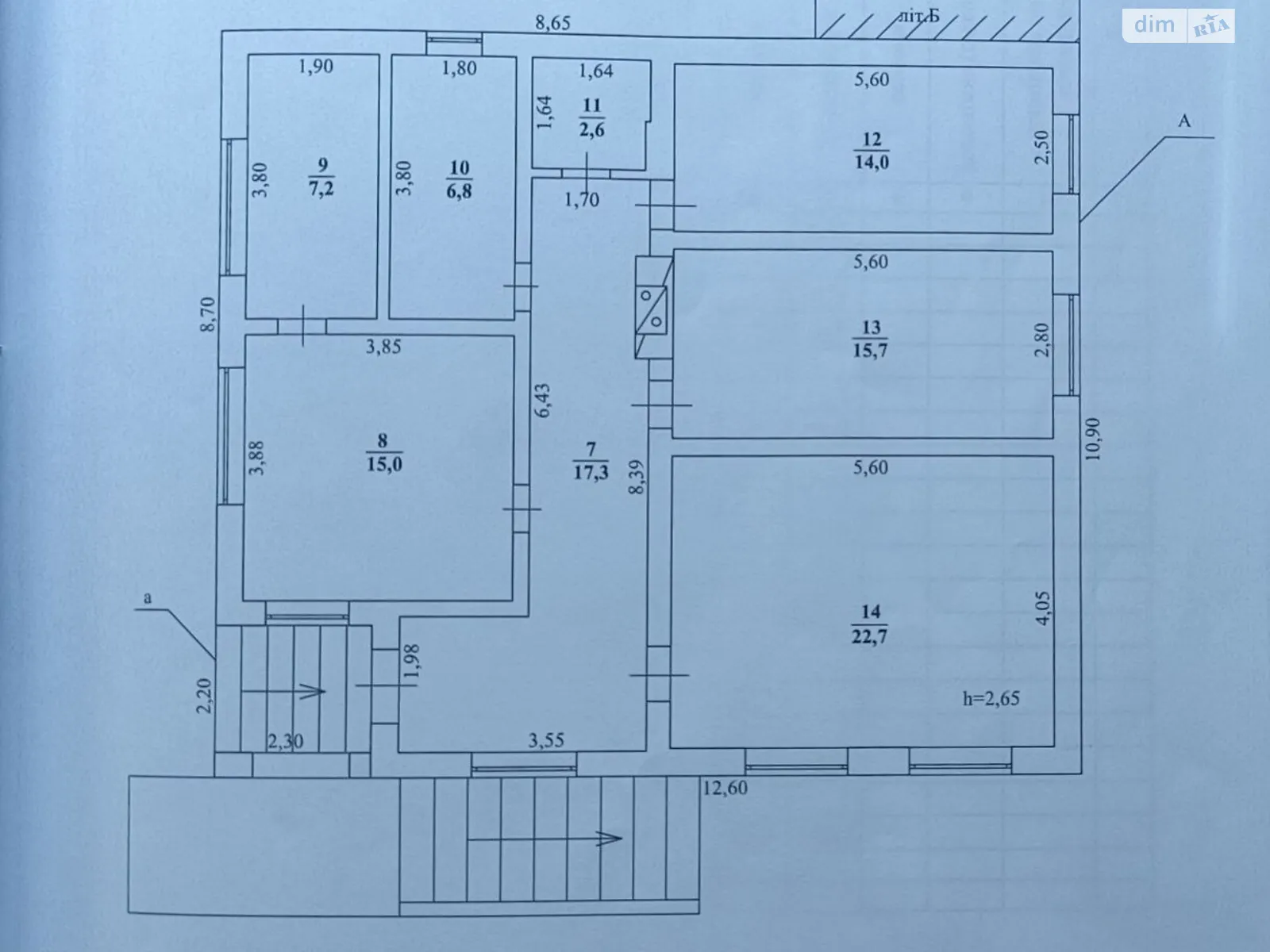 Продается дом на 2 этажа 197.8 кв. м с беседкой, цена: 44000 $ - фото 1