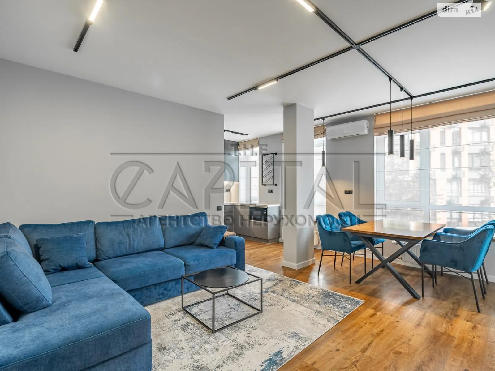 Здається в оренду 2-кімнатна квартира 74 кв. м у Києві, бул. Тадея Рильського, 3 - фото 1