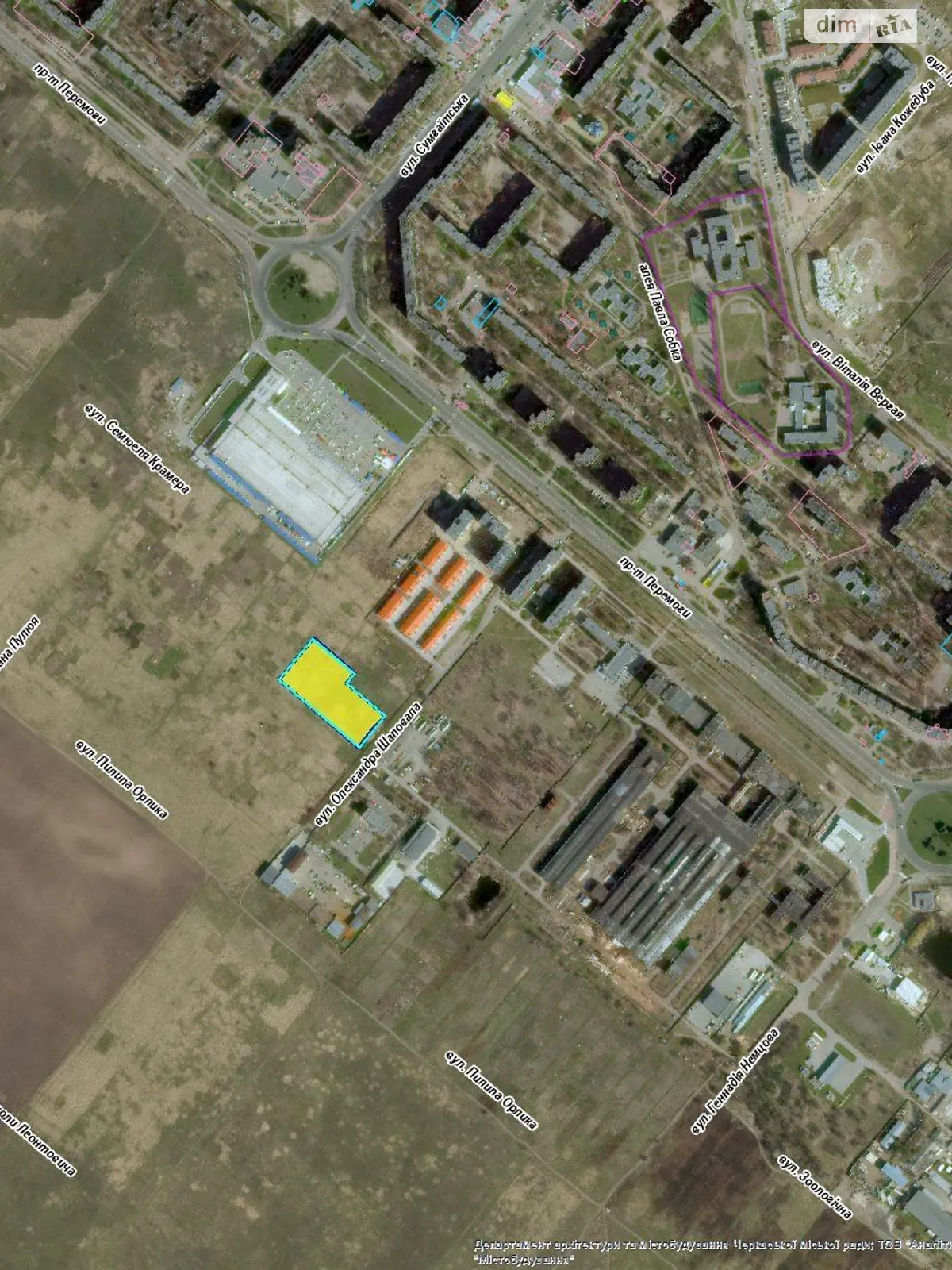 Продается земельный участок 0.8854 соток в Черкасской области, цена: 3707100 грн - фото 1