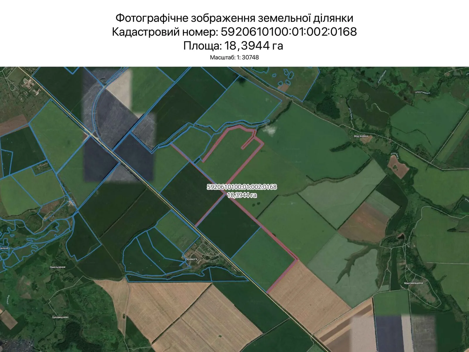 Сдается в аренду земельный участок 18.3944 соток в  области, цена: 74910 грн - фото 1