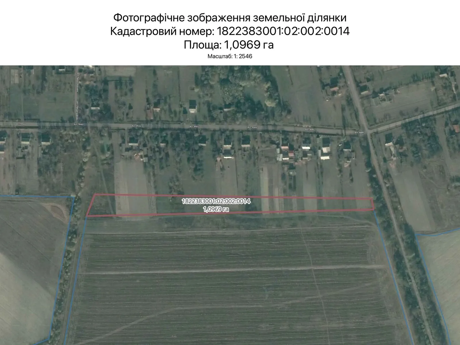 Сдается в аренду земельный участок 1.0969 соток в  области, цена: 1946 грн - фото 1