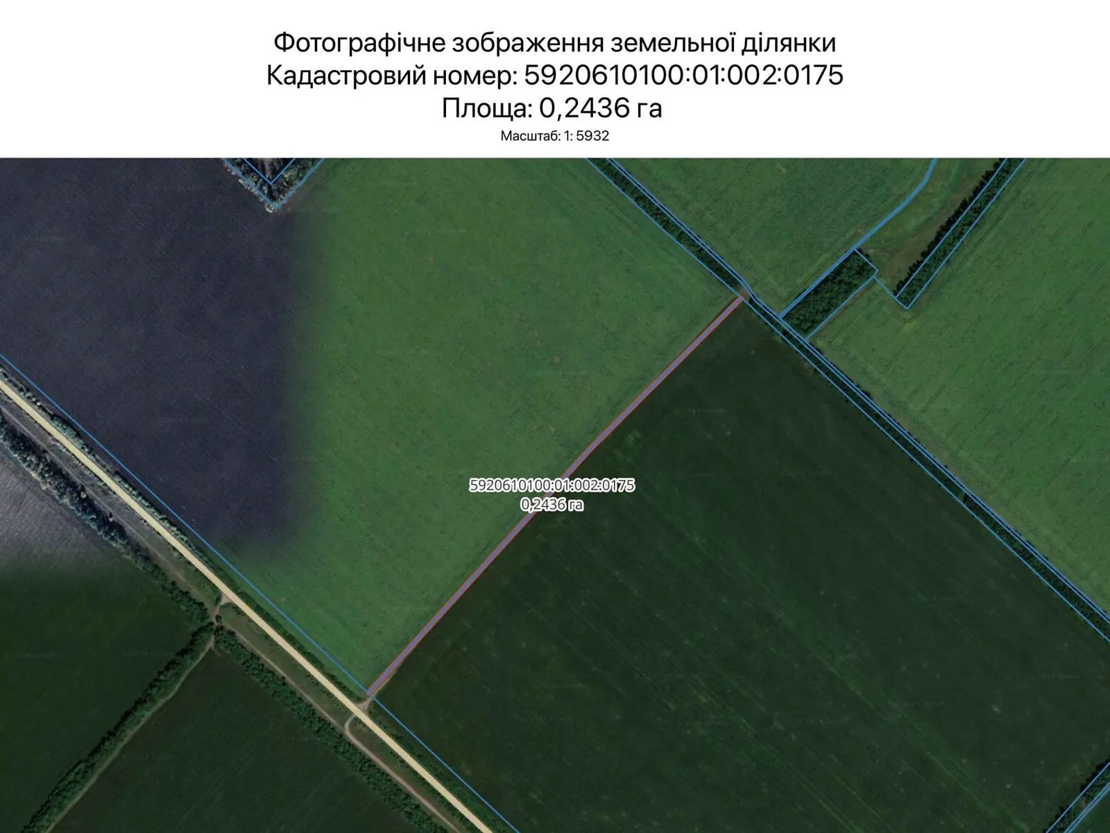 Сдается в аренду земельный участок 0.2436 соток в Сумской области, цена: 992 грн - фото 1
