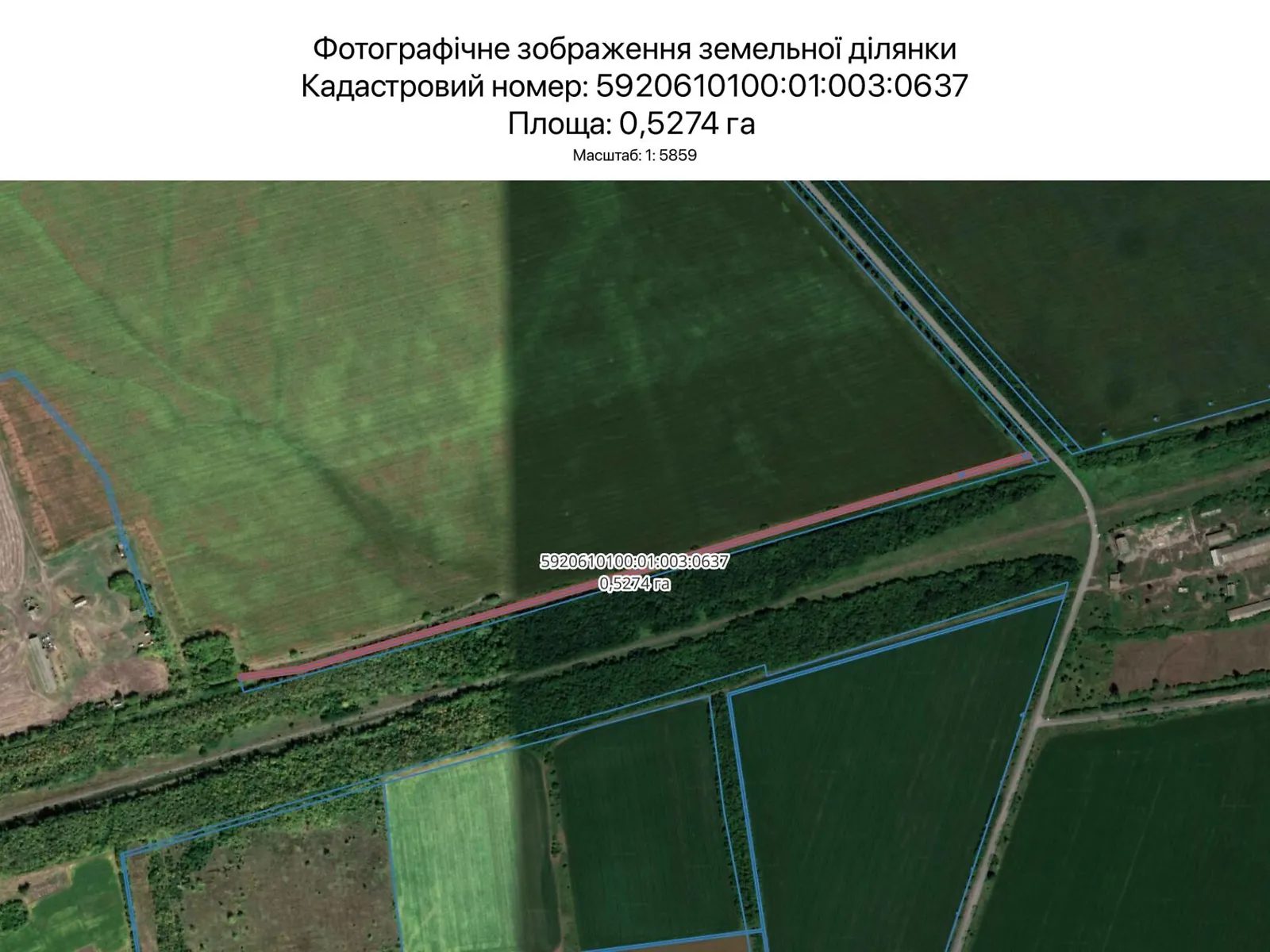 Здається в оренду земельна ділянка 0.5274 соток у Сумській області, цена: 2147 грн - фото 1
