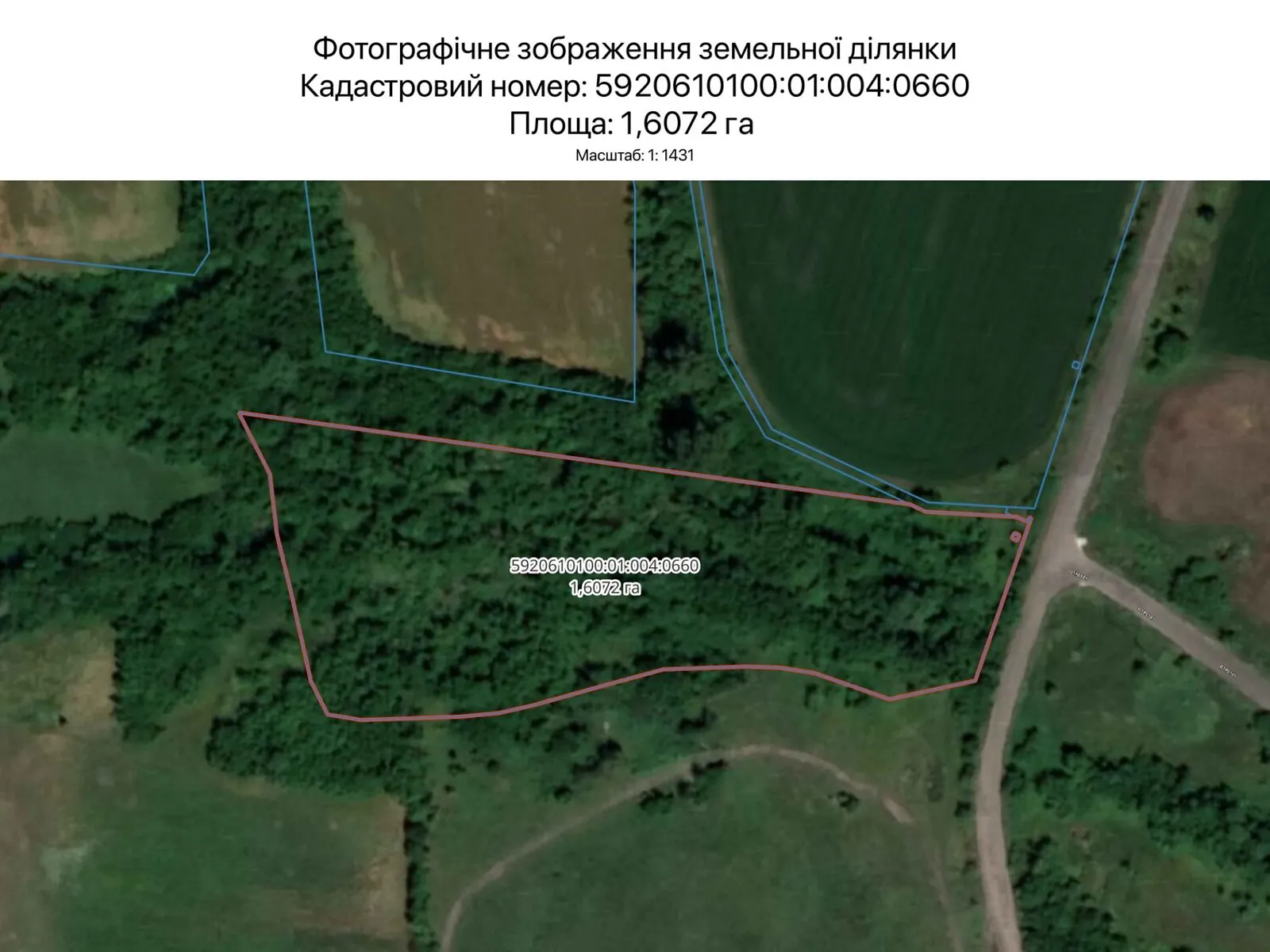 Здається в оренду земельна ділянка 1.6072 соток у Сумській області, цена: 7939 грн - фото 1