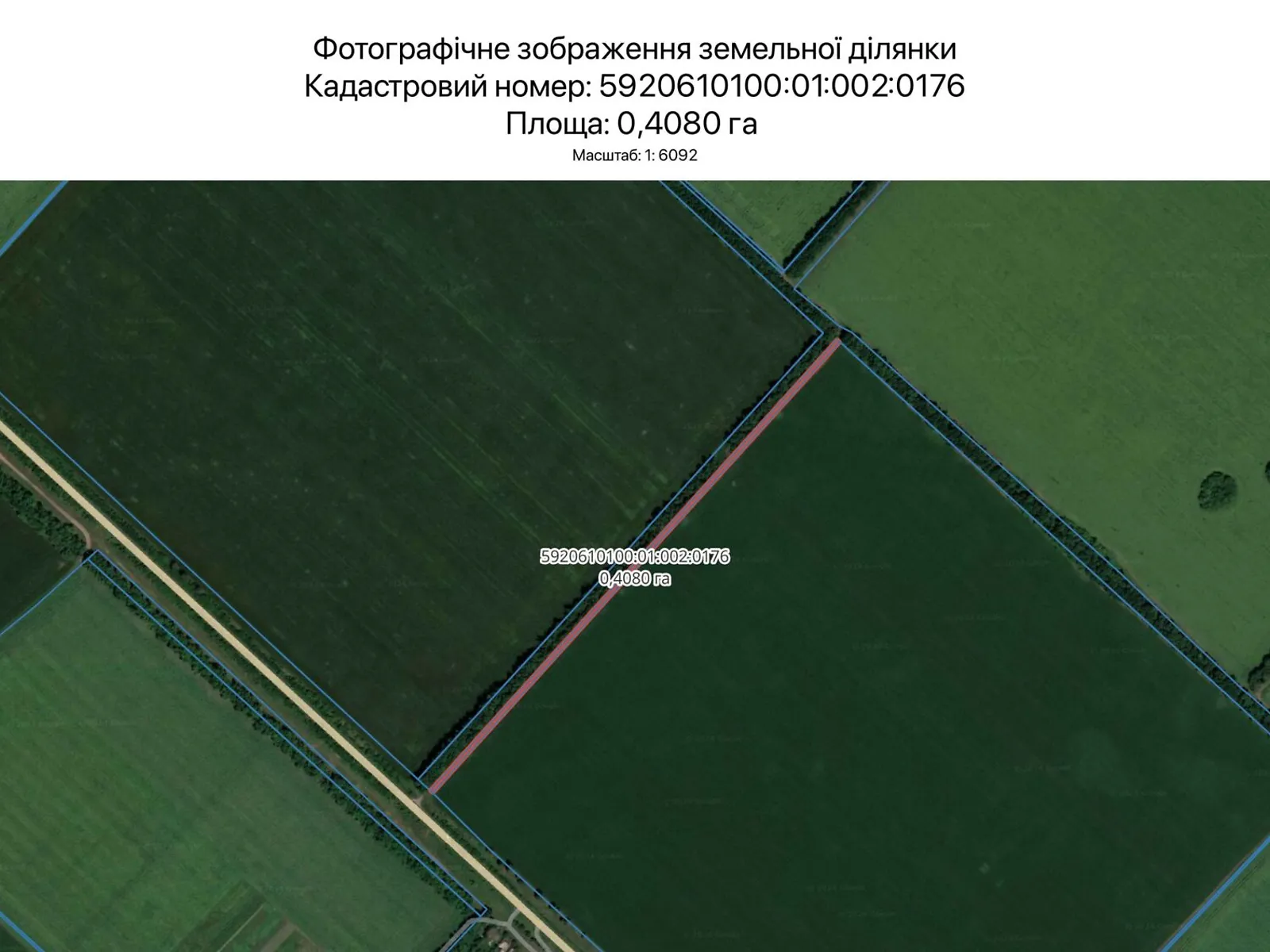Здається в оренду земельна ділянка 0.408 соток у Сумській області, цена: 1661 грн - фото 1