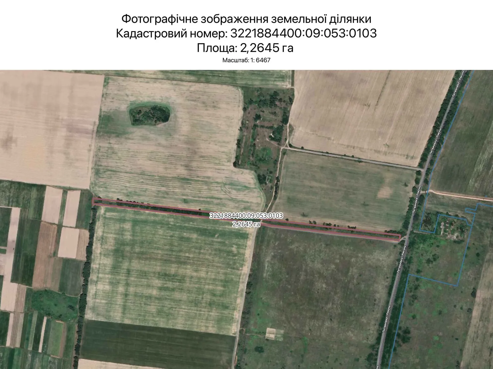 Сдается в аренду земельный участок 2.2645 соток в Киевской области, цена: 7351 грн - фото 1