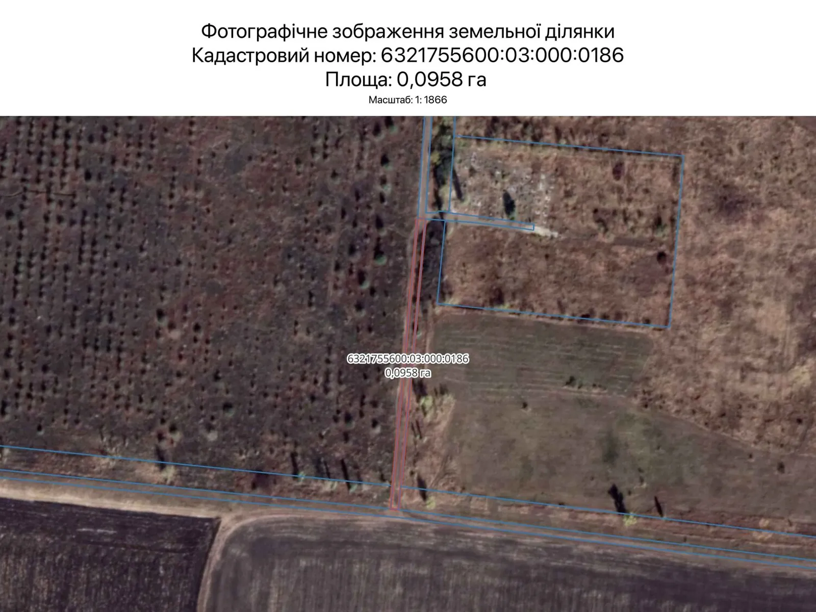 Сдается в аренду земельный участок 0.0958 соток в Харьковской области, цена: 520 грн - фото 1