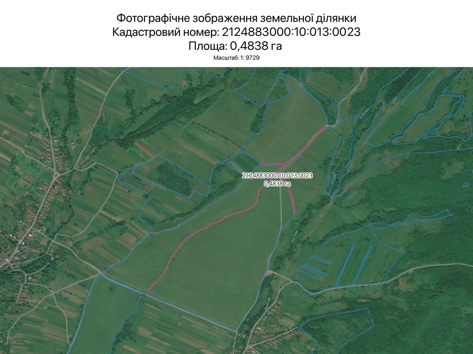 Сдается в аренду земельный участок 0.4838 соток в Закарпатской области, цена: 1494 грн - фото 1