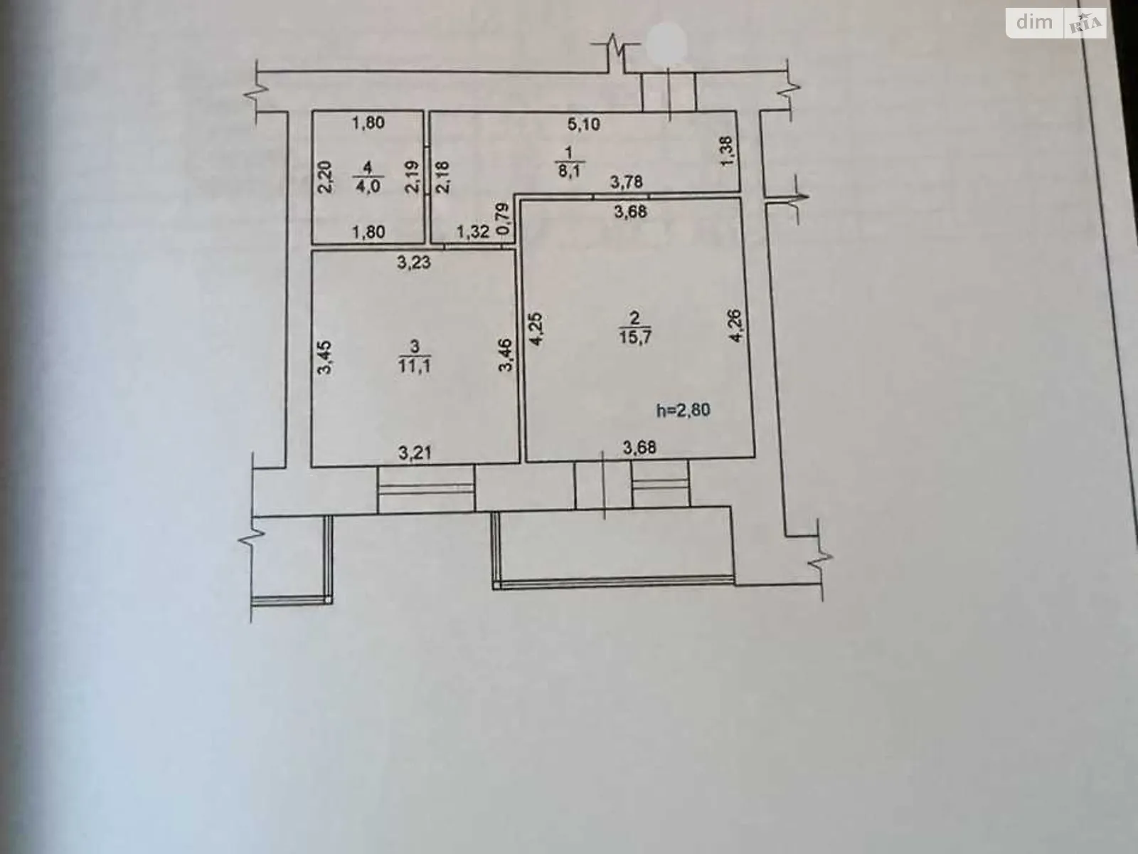 Продается 1-комнатная квартира 41.9 кв. м в Полтаве, ул. Олександра Оксанченка(Степного Фронта), 6 - фото 1