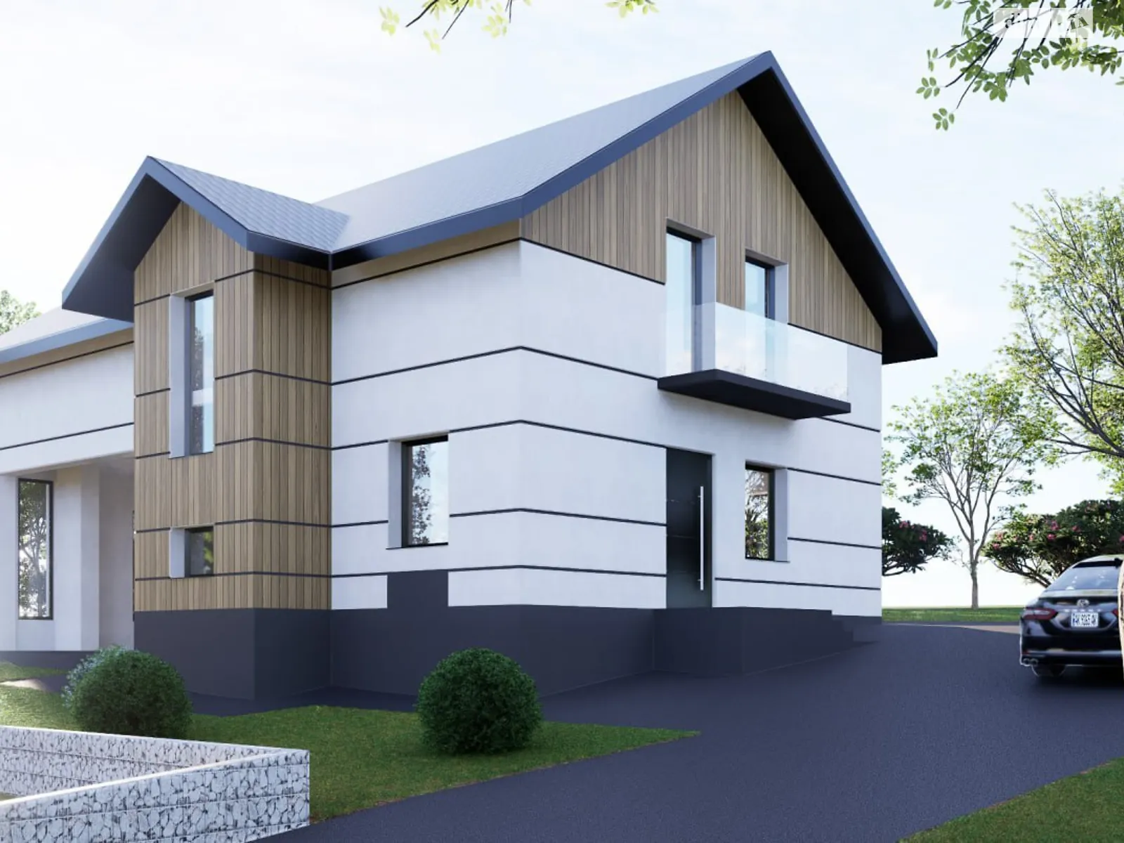 Продается дом на 2 этажа 170 кв. м с баней/сауной, цена: 155000 $ - фото 1