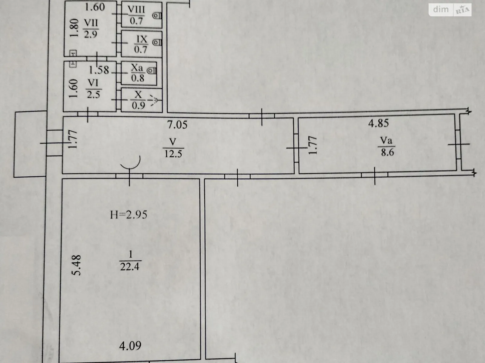 Продається 1-кімнатна квартира 22.4 кв. м у Харкові, вул. Механізаторів, 3 - фото 1
