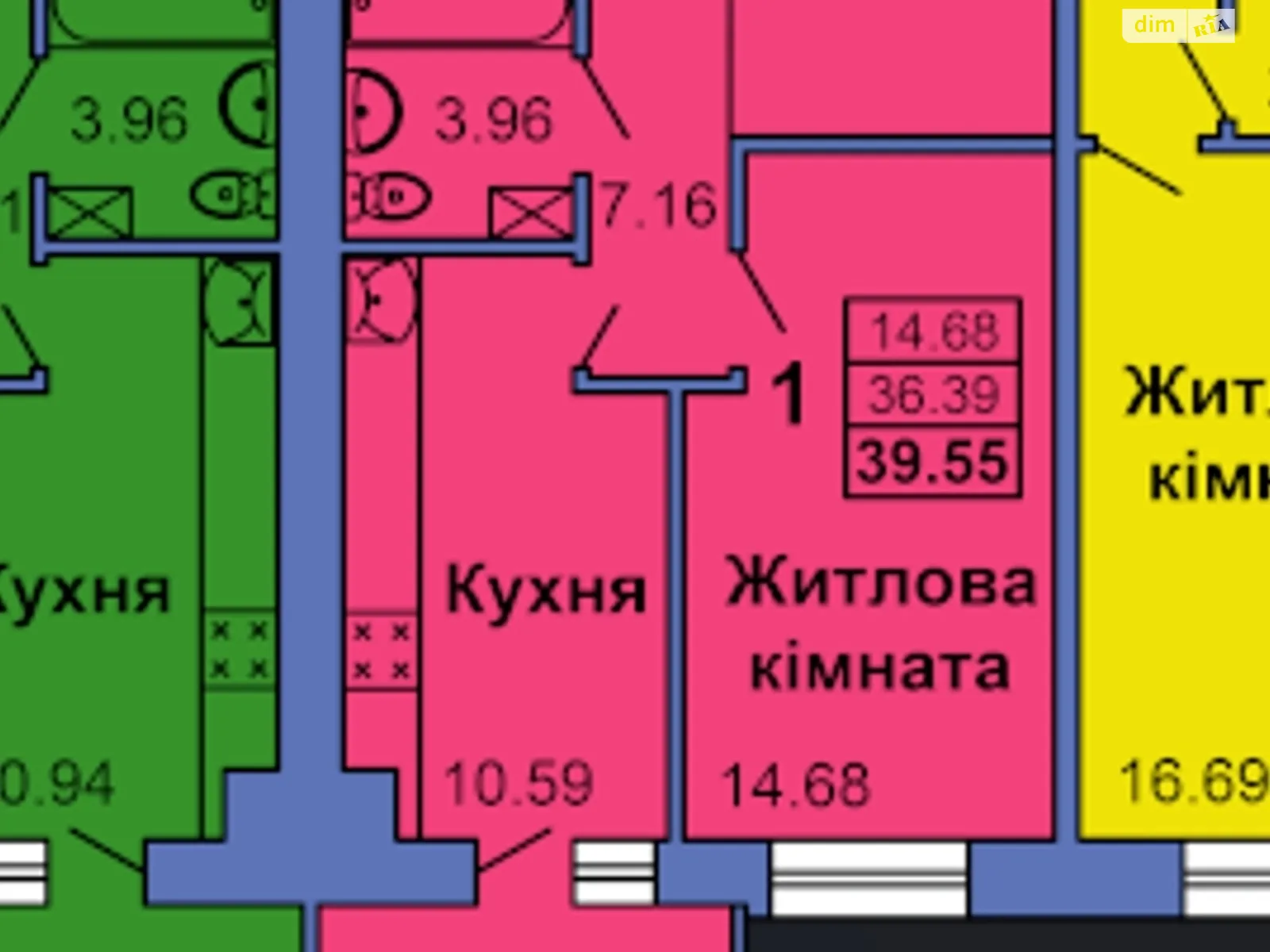 Продается 1-комнатная квартира 40 кв. м в Полтаве, ул. Героев Украины(Героев Сталинграда), 6А - фото 1