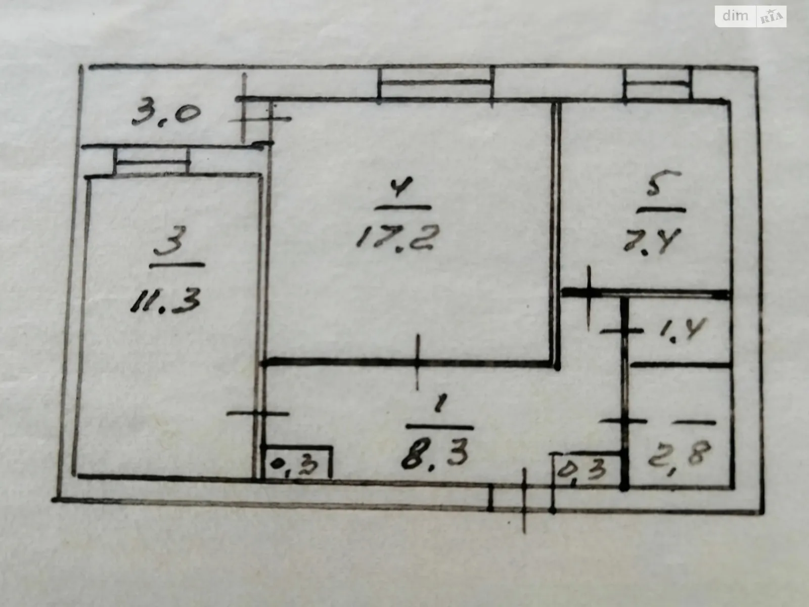 Продается 2-комнатная квартира 50 кв. м в, цена: 15000 $ - фото 1