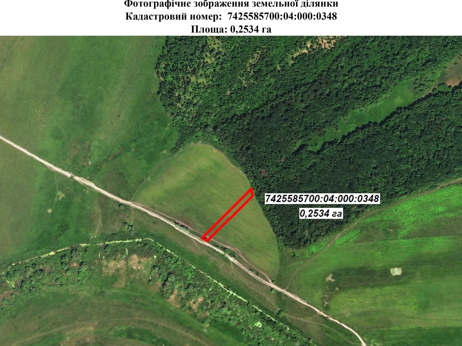 Сдается в аренду земельный участок 0.2534 соток в Черниговской области, цена: 285 грн - фото 1