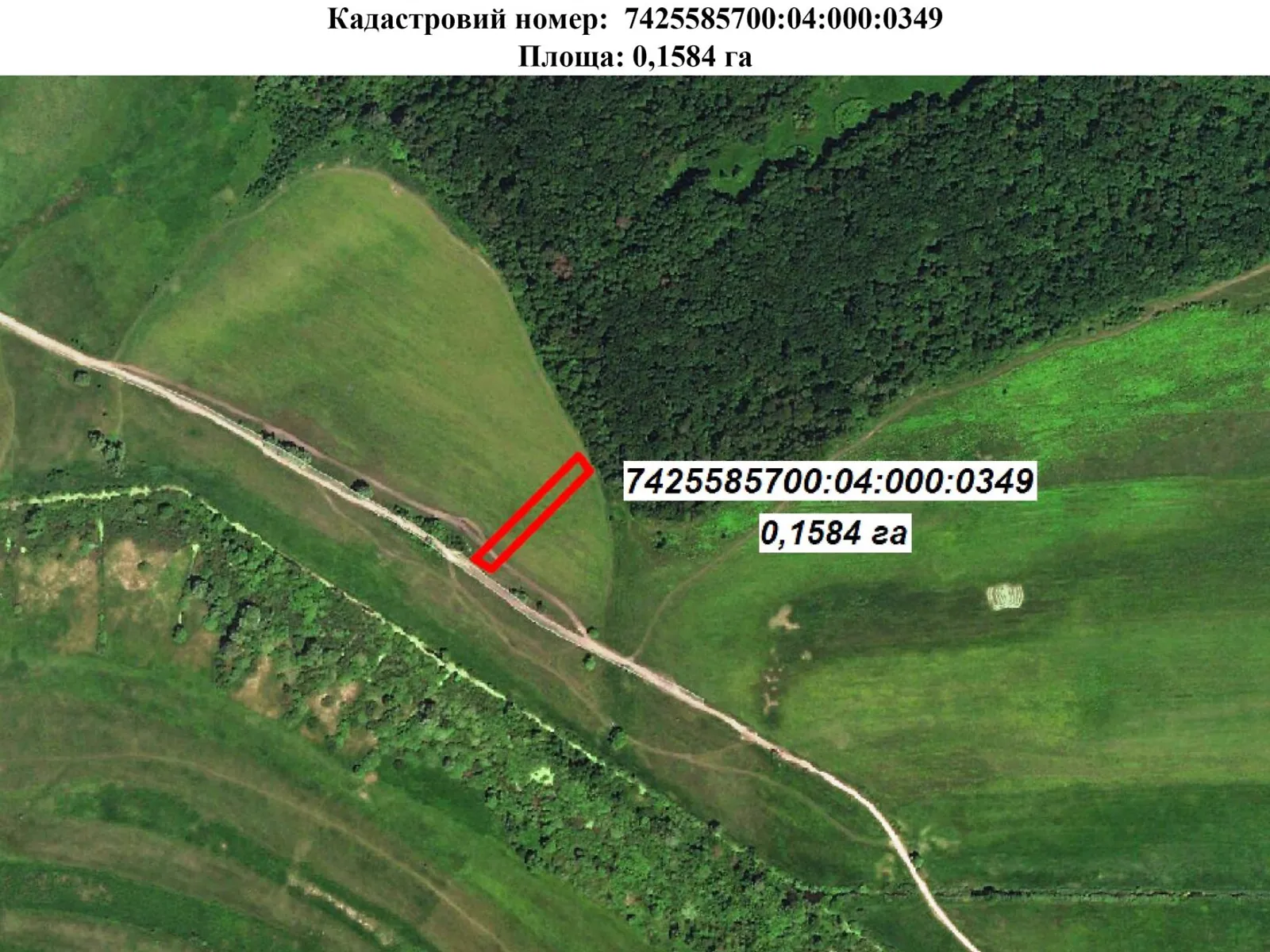Сдается в аренду земельный участок 0.1584 соток в Черниговской области, цена: 178 грн - фото 1
